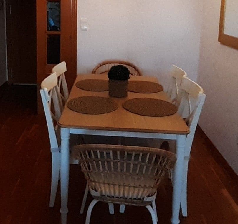 DANDERYD mesa de comedor, chapa carballo/branco, 130x80 cm