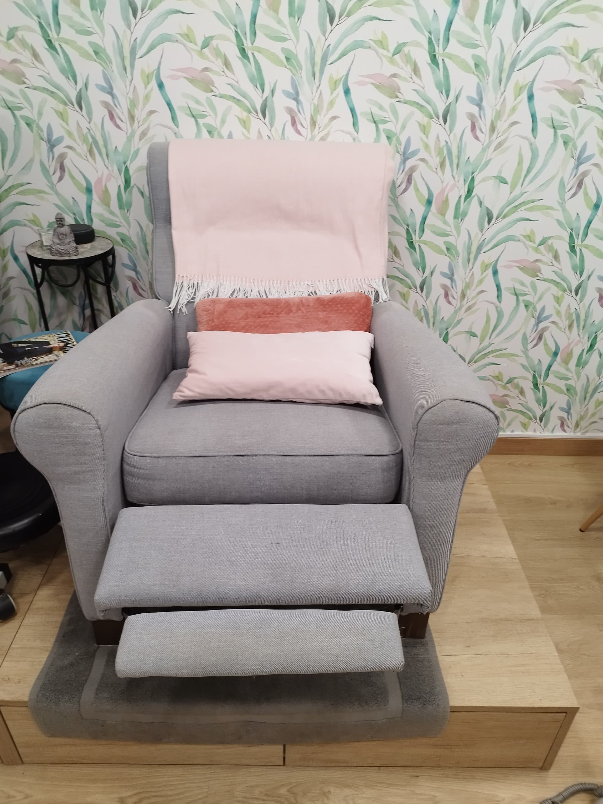MUREN cadeira de brazos relax reclinable, Remmarn gris escuro