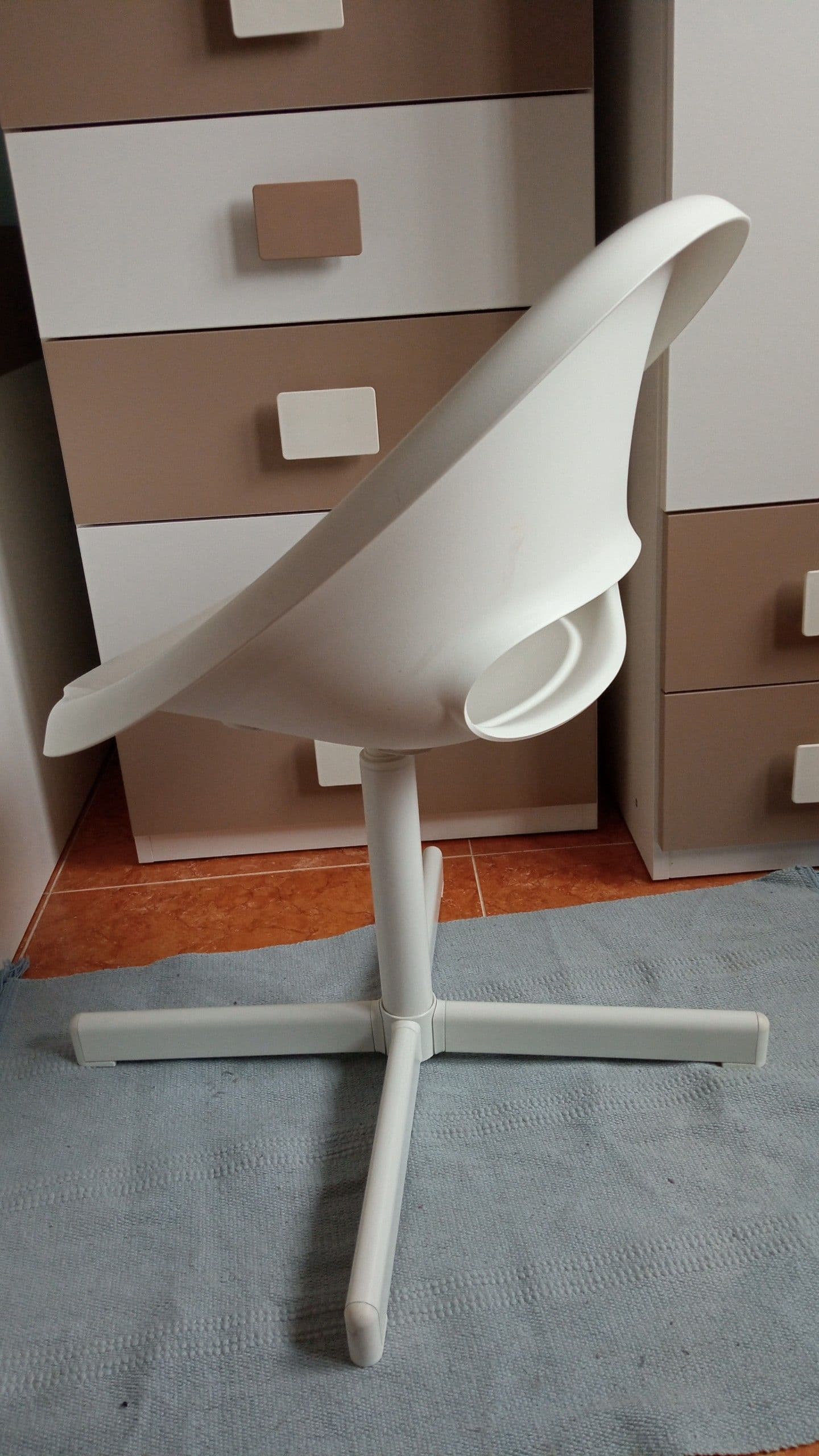 LOBERGET / SIBBEN silla de escritorio infantil, blanco