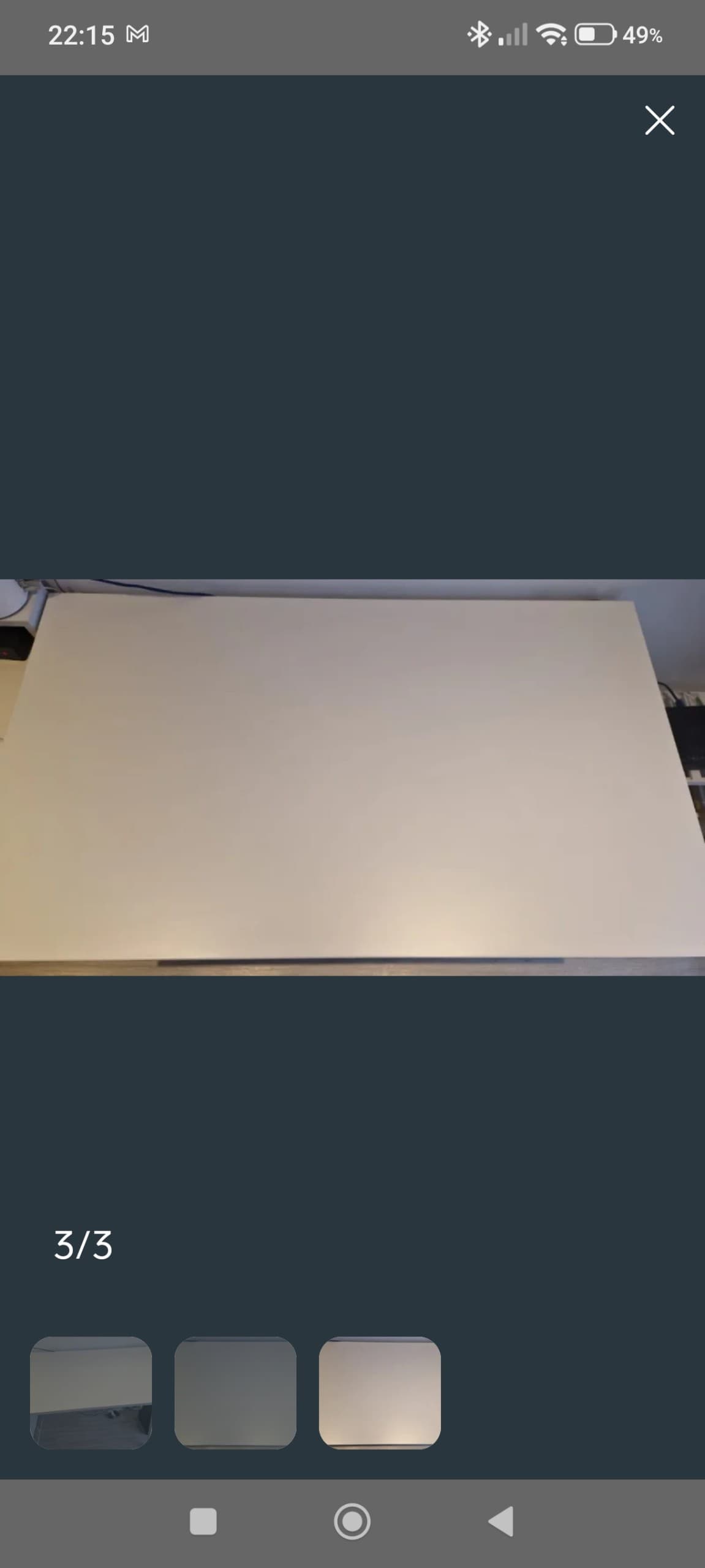 MICKE desk, white, 142x50 cm