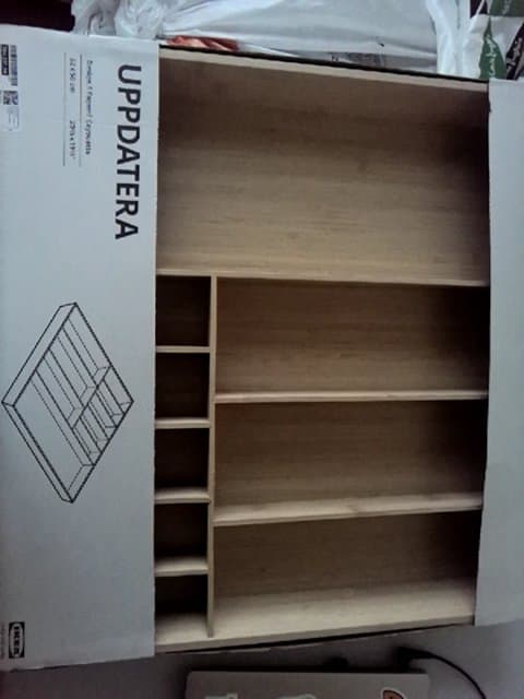 UPPDATERA portacoberts, bambú clar, 52x50 cm