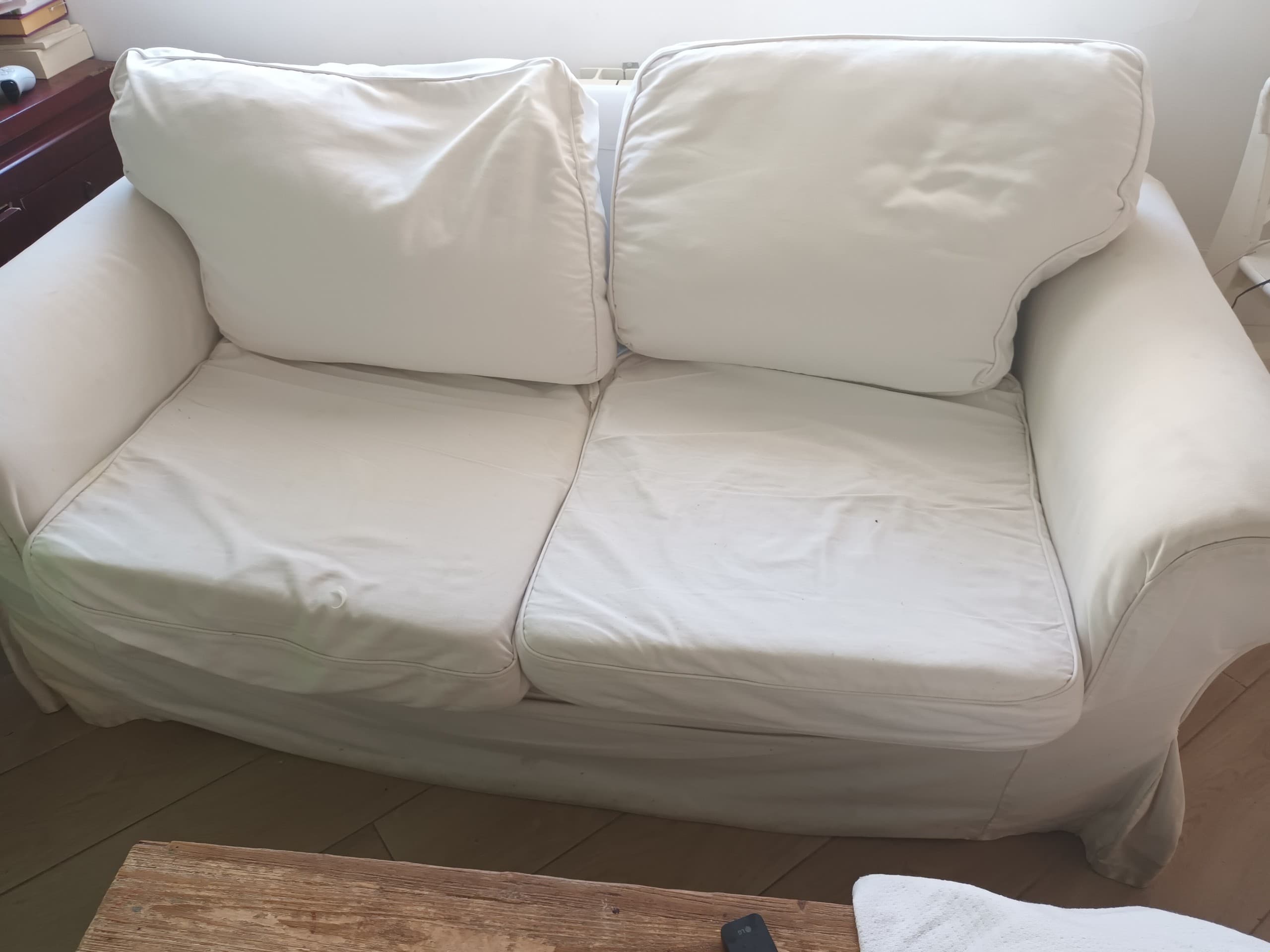 EKTORP sofà 2 places, Kilanda beix clar