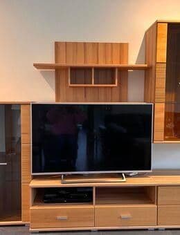 BRIMNES TV storage combination, white, 258x41x190 cm