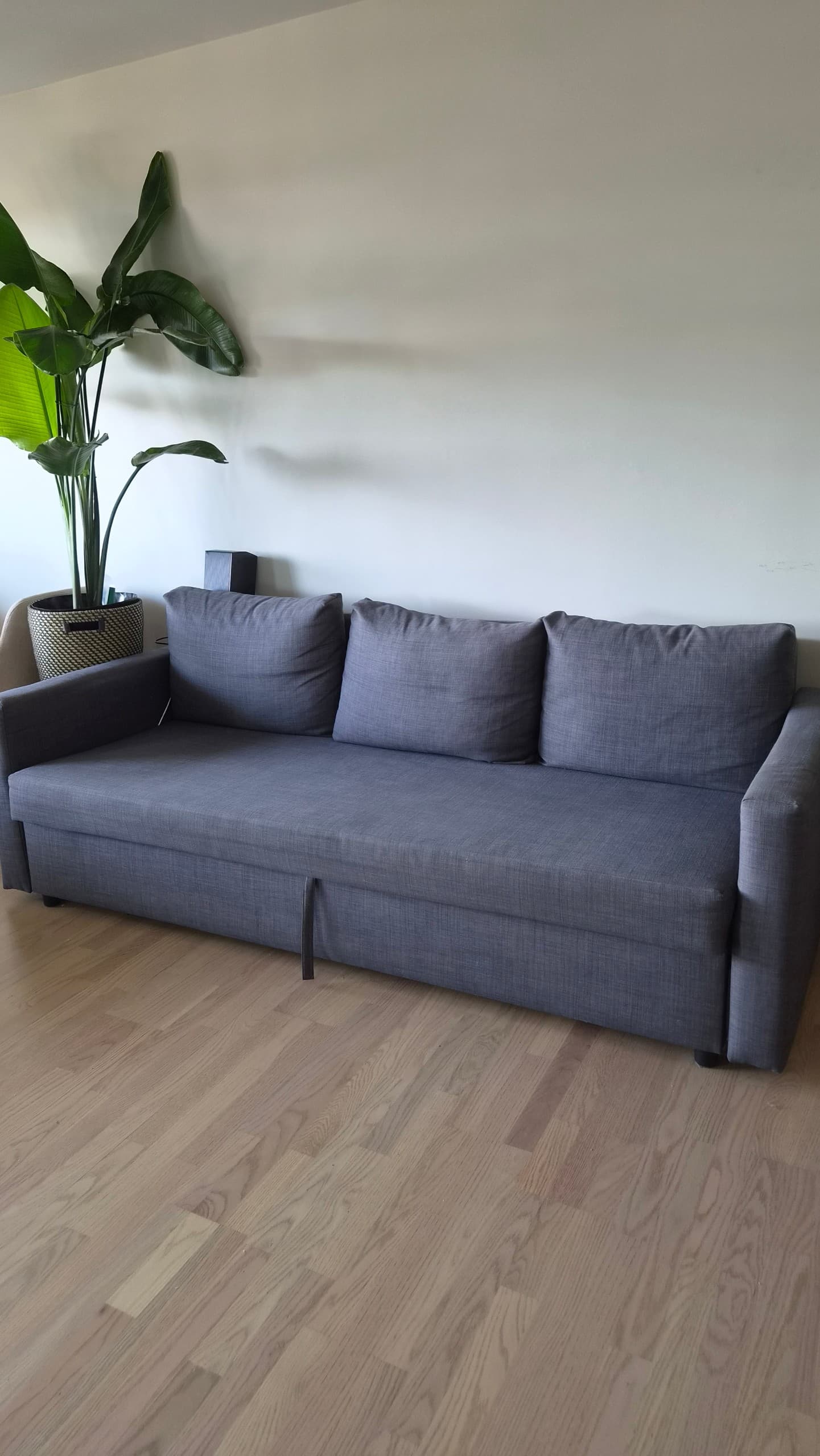 FRIHETEN 3-seters sovesofa, Skiftebo mørk grå