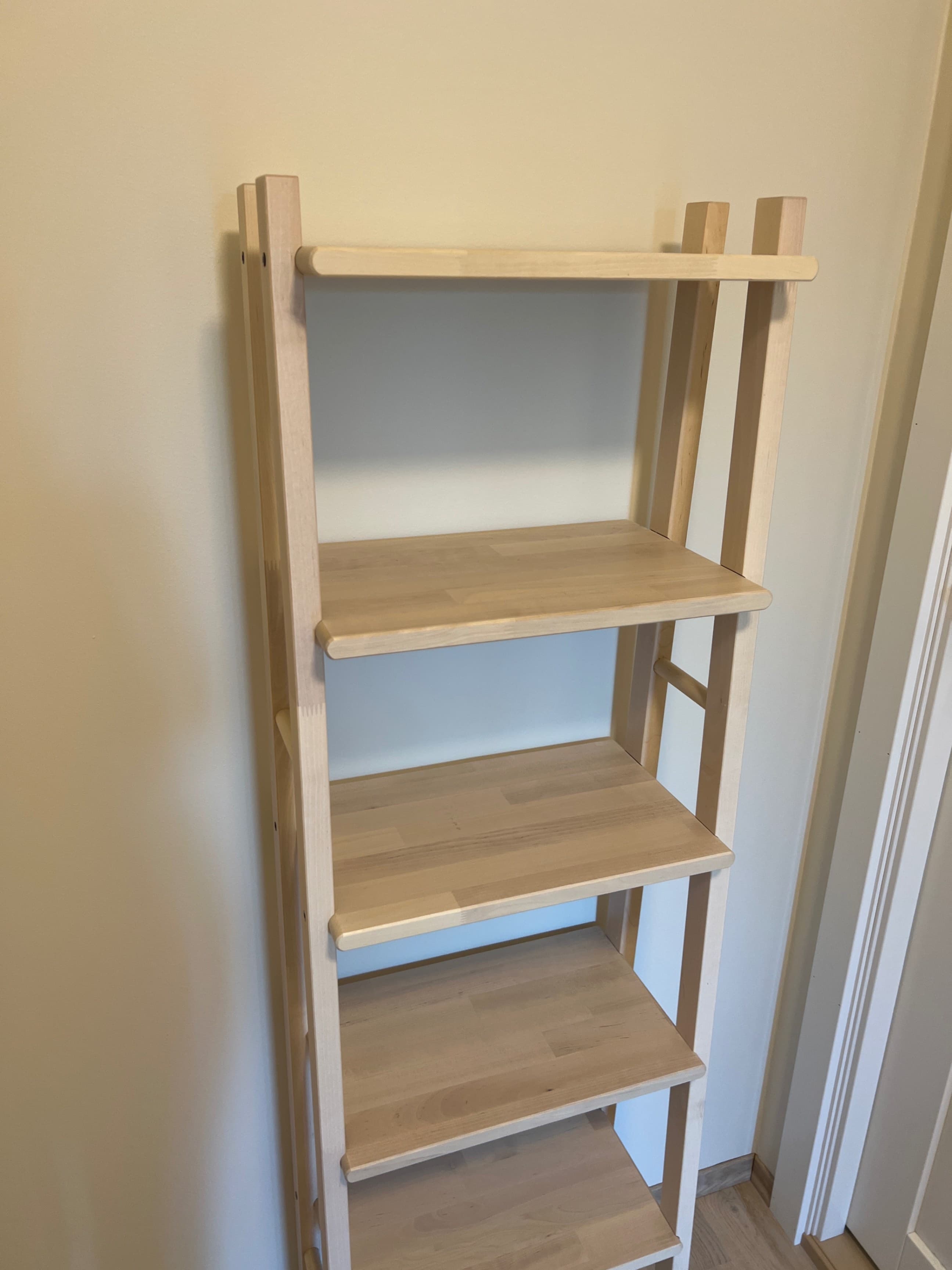 VILTO shelving unit, birch, 46x150 cm