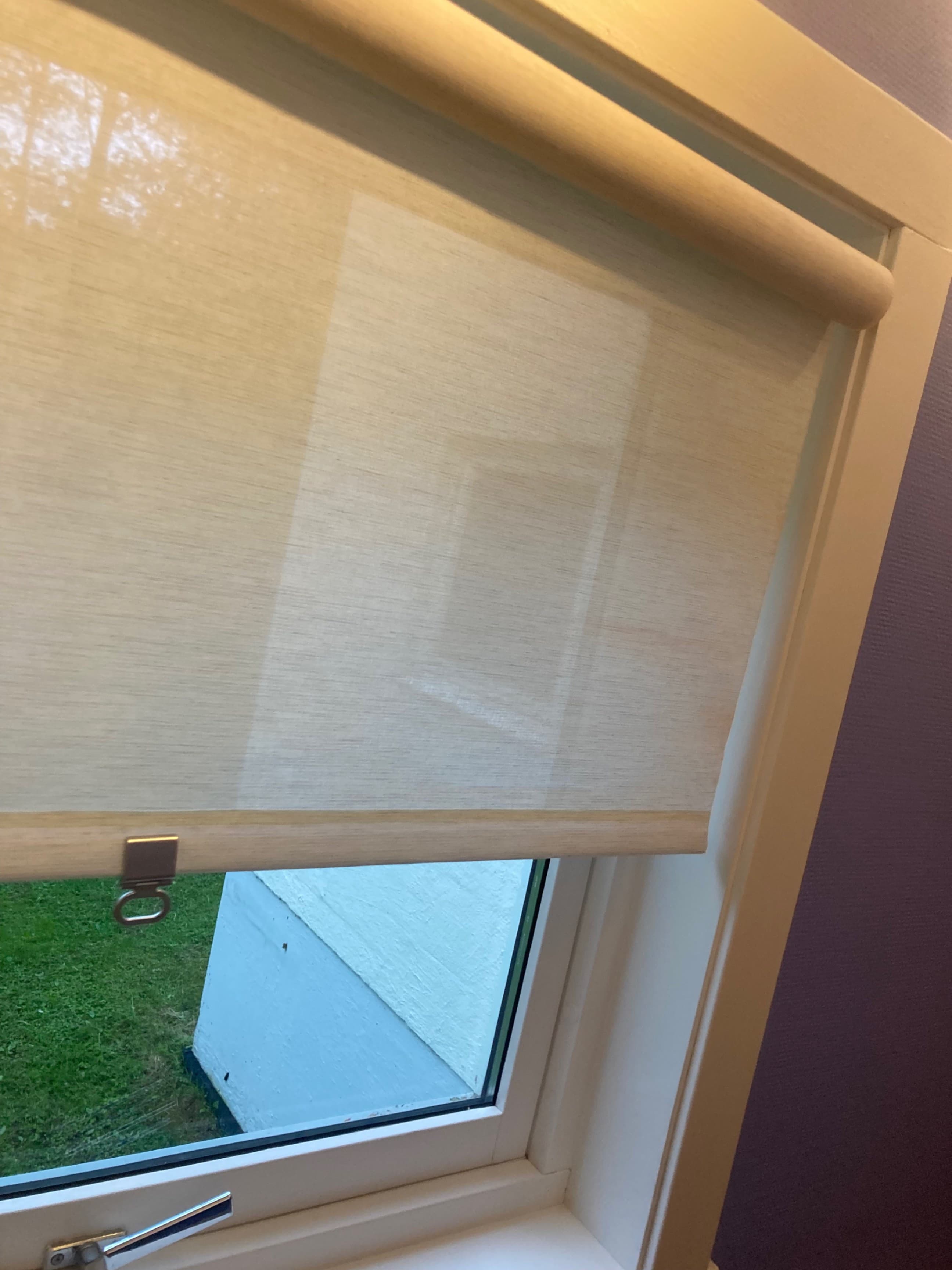 SANDVEDEL roller blind, beige, 100x195 cm