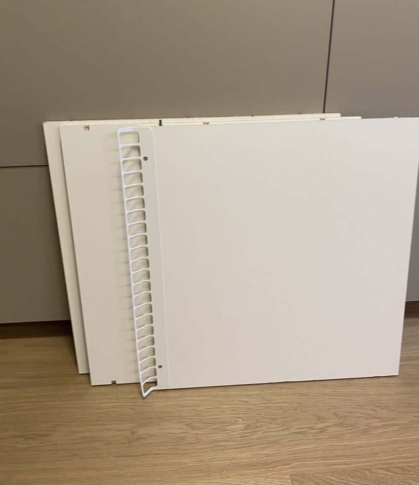 UTRUSTA shelf, white, 60x60 cm