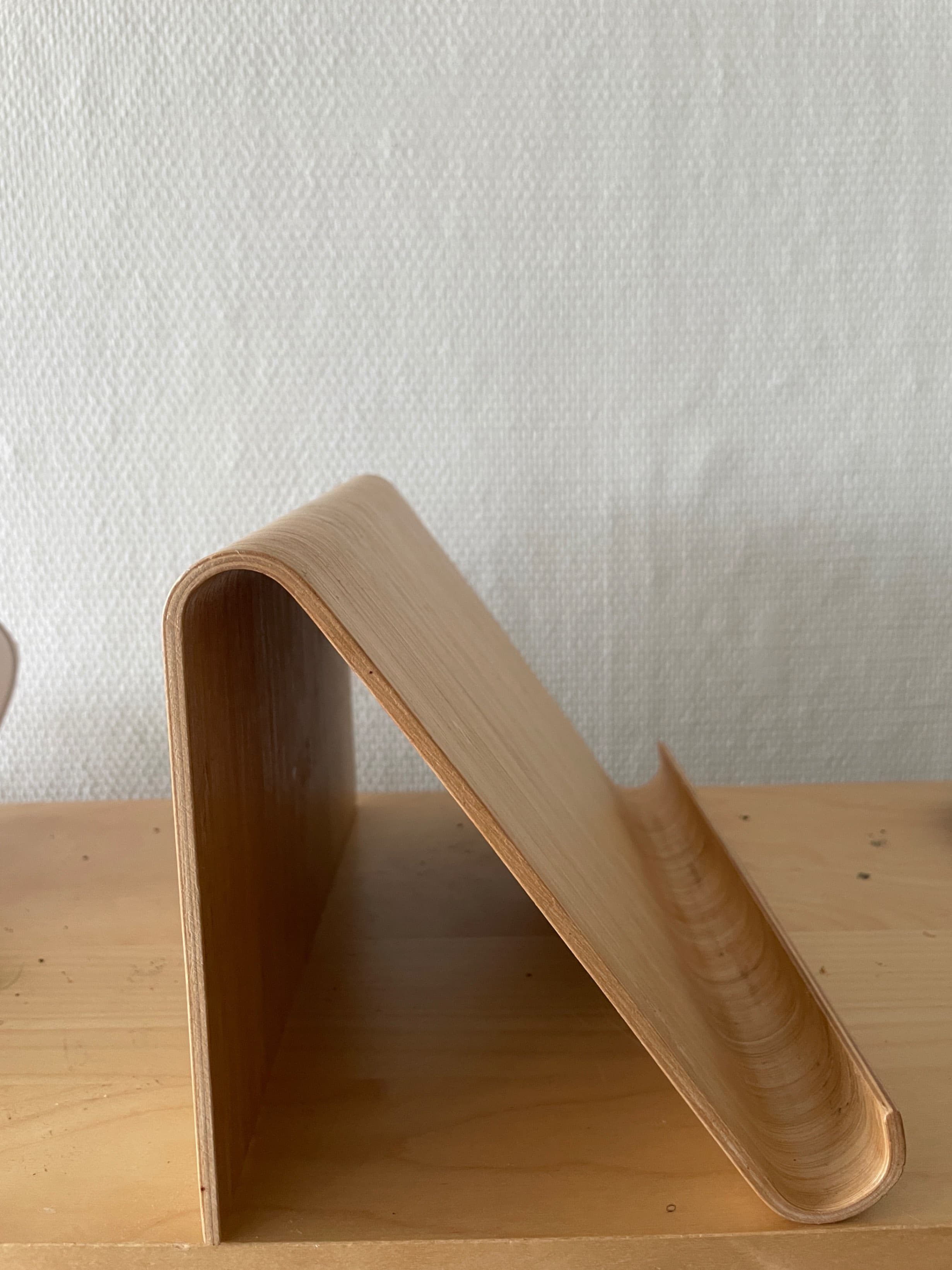 VIVALLA tablet stand, bamboo veneer, 26x17 cm