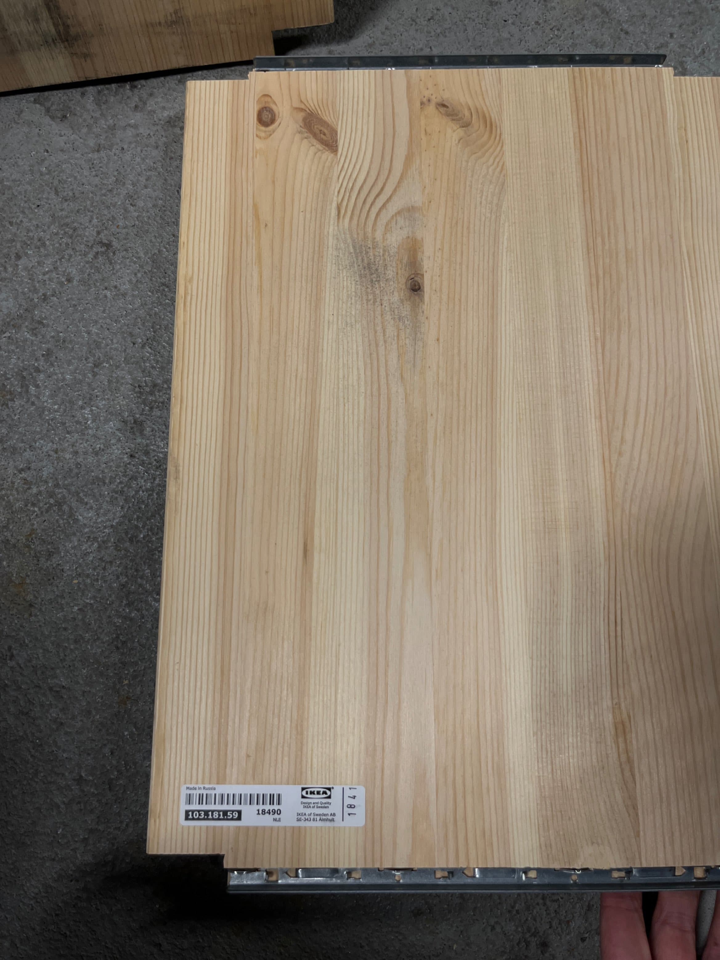 IVAR shelf, pine, 42x30 cm
