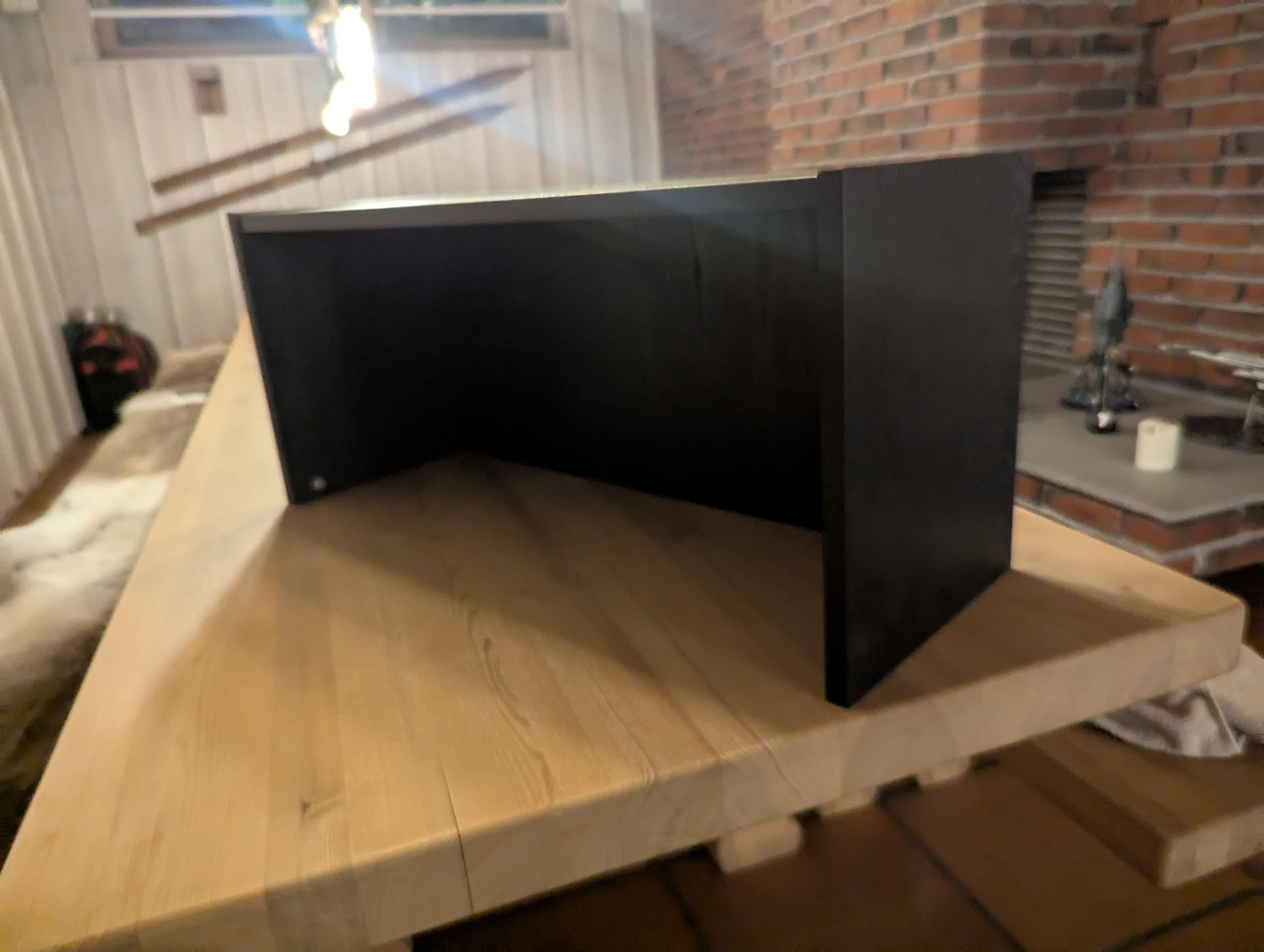 BILLY height extension unit, black oak effect, 80x28x35 cm