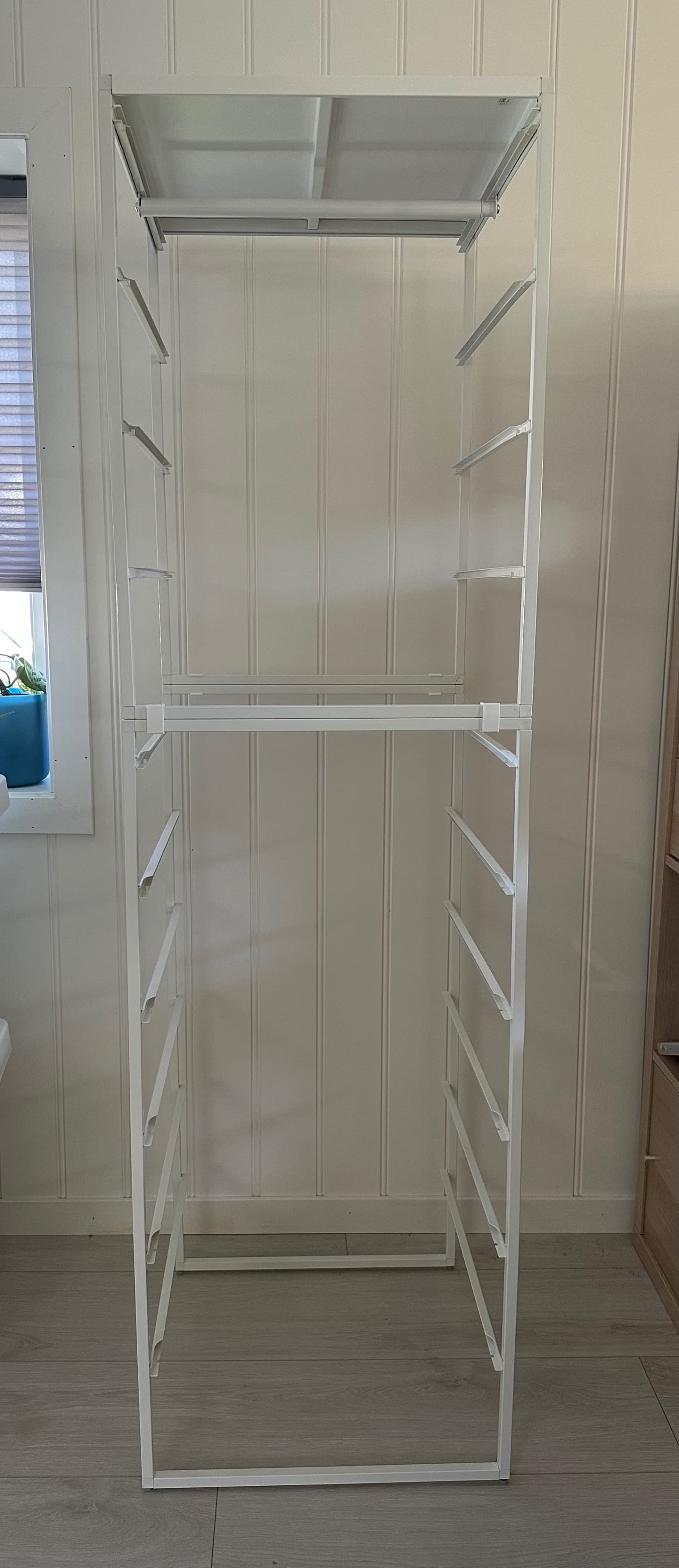 JONAXEL wardrobe combination, white, 99x51x173 cm