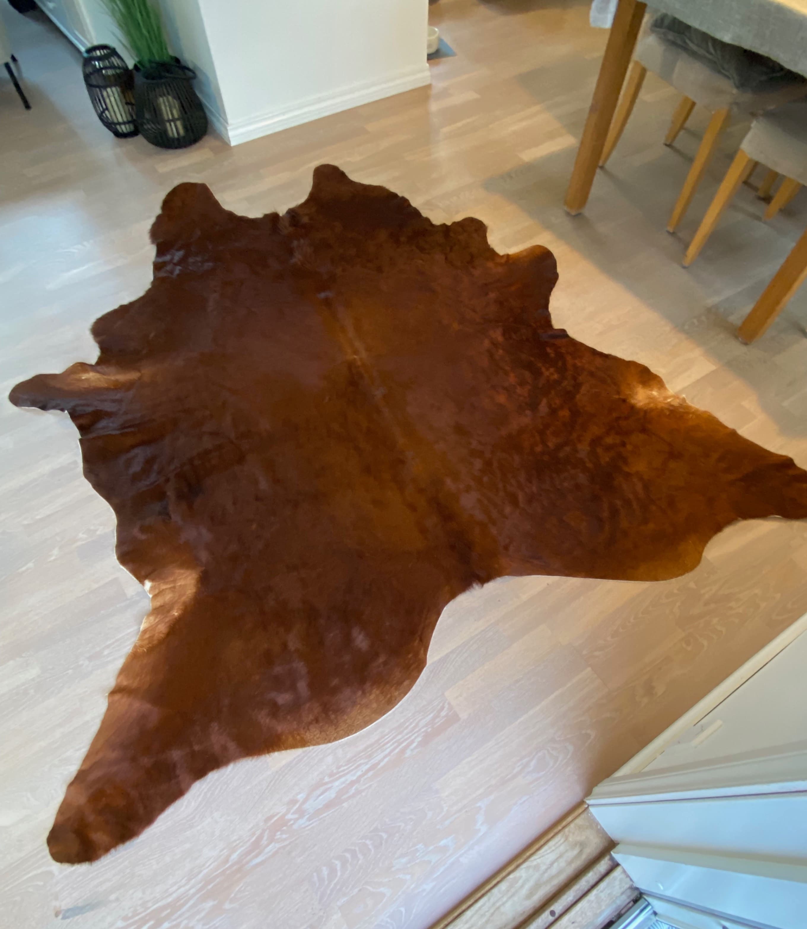 KOLDBY cow hide, brown