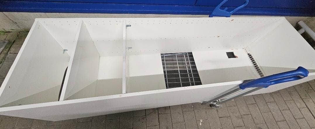 METOD base cabinet frame, white, 30x60x80 cm