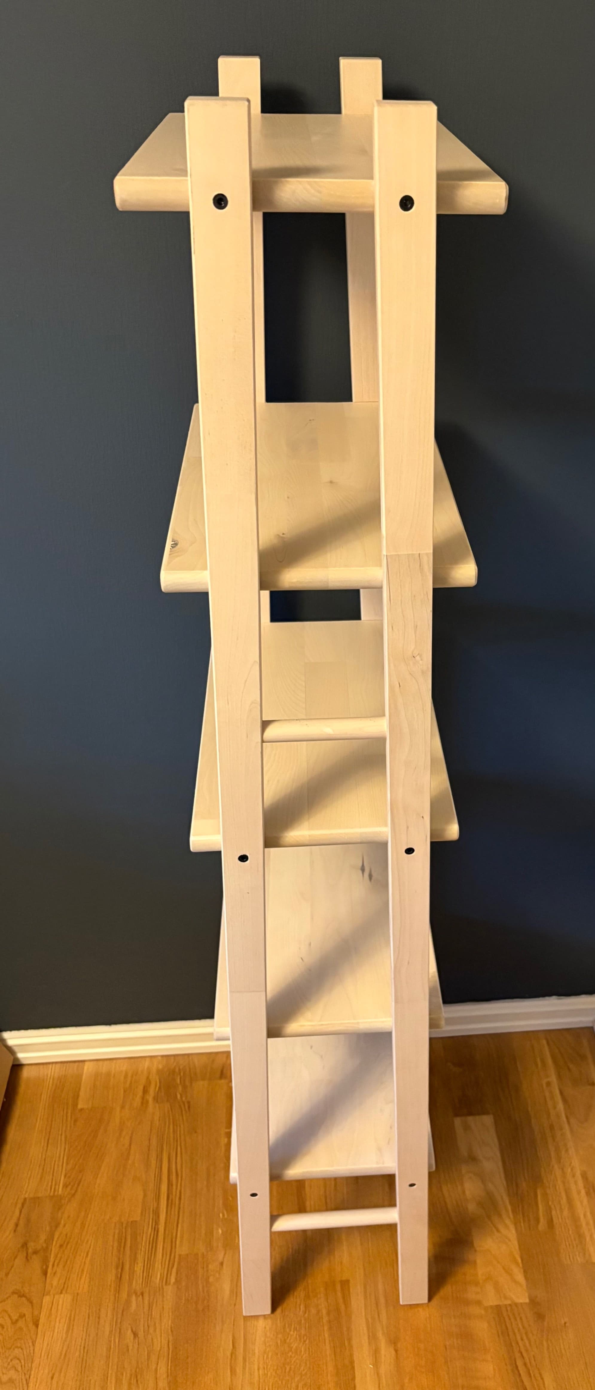 VILTO shelving unit, birch, 46x150 cm