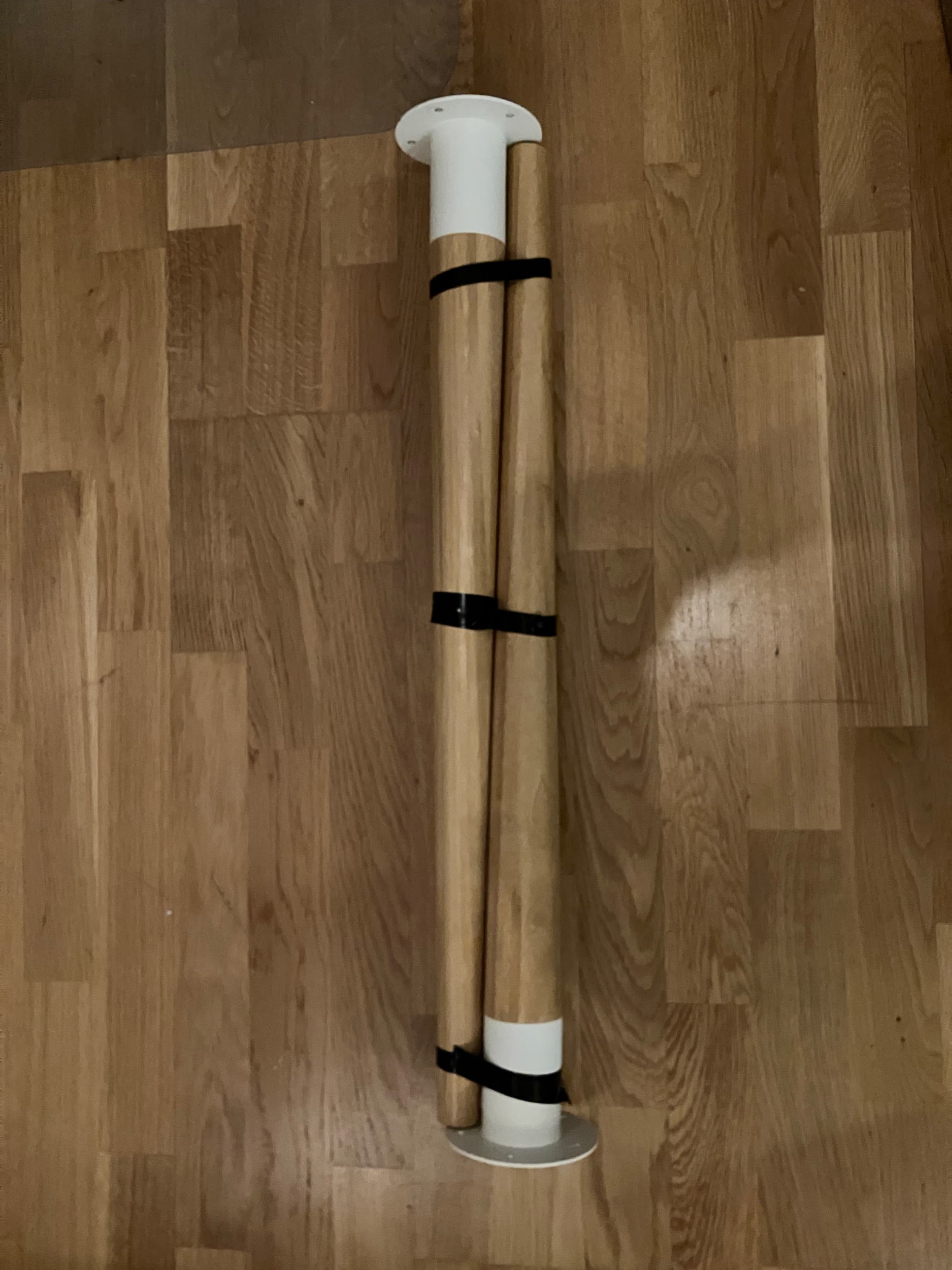 HILVER leg cone-shaped, bamboo, 70 cm