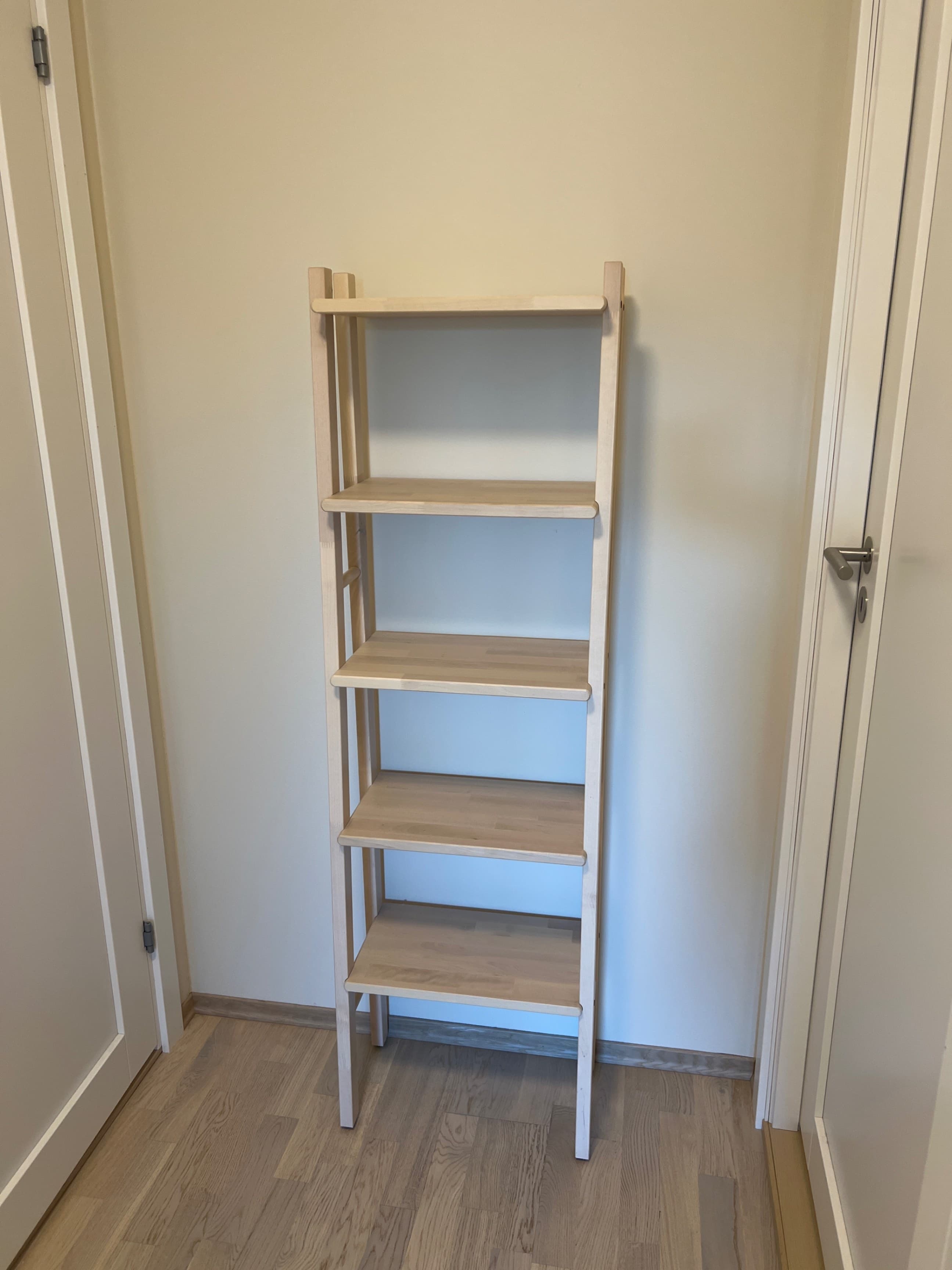 VILTO shelving unit, birch, 46x150 cm