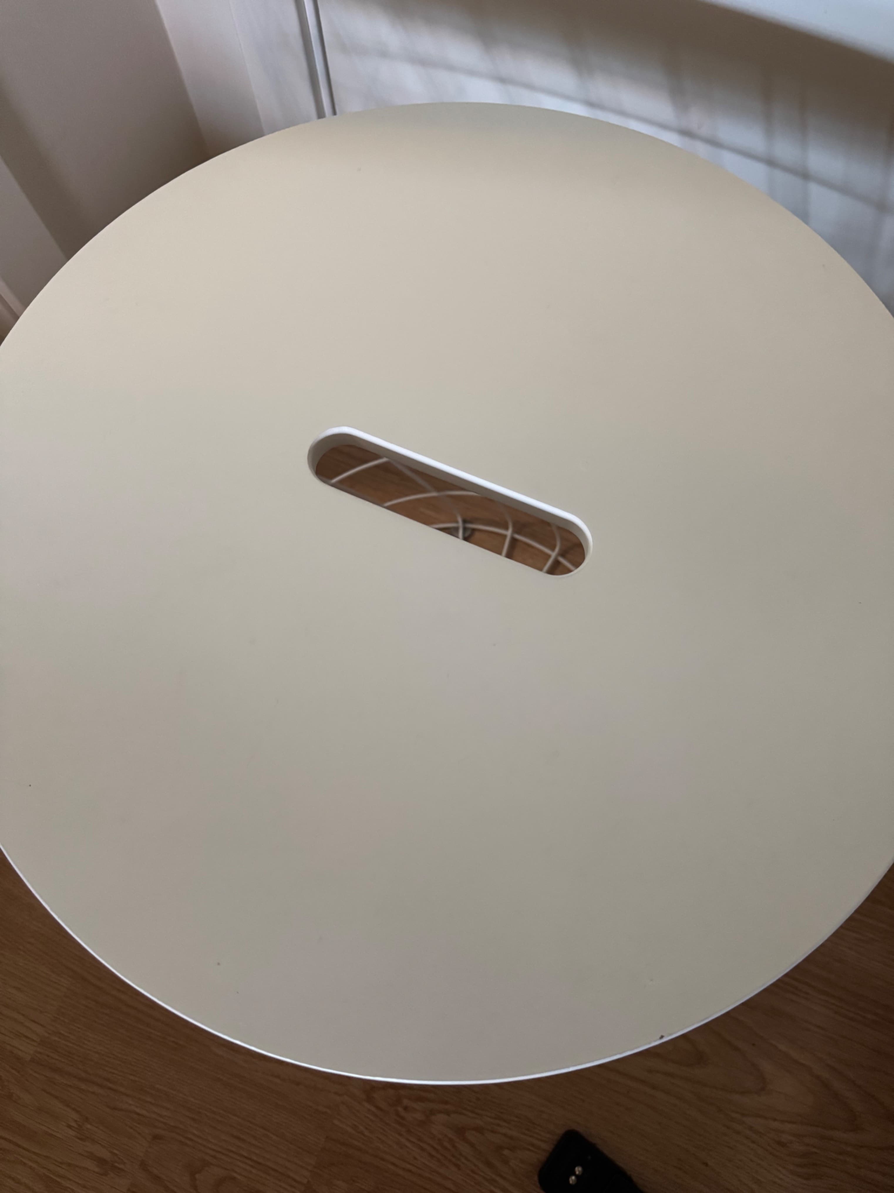 KVISTBRO storage table, white, 44 cm