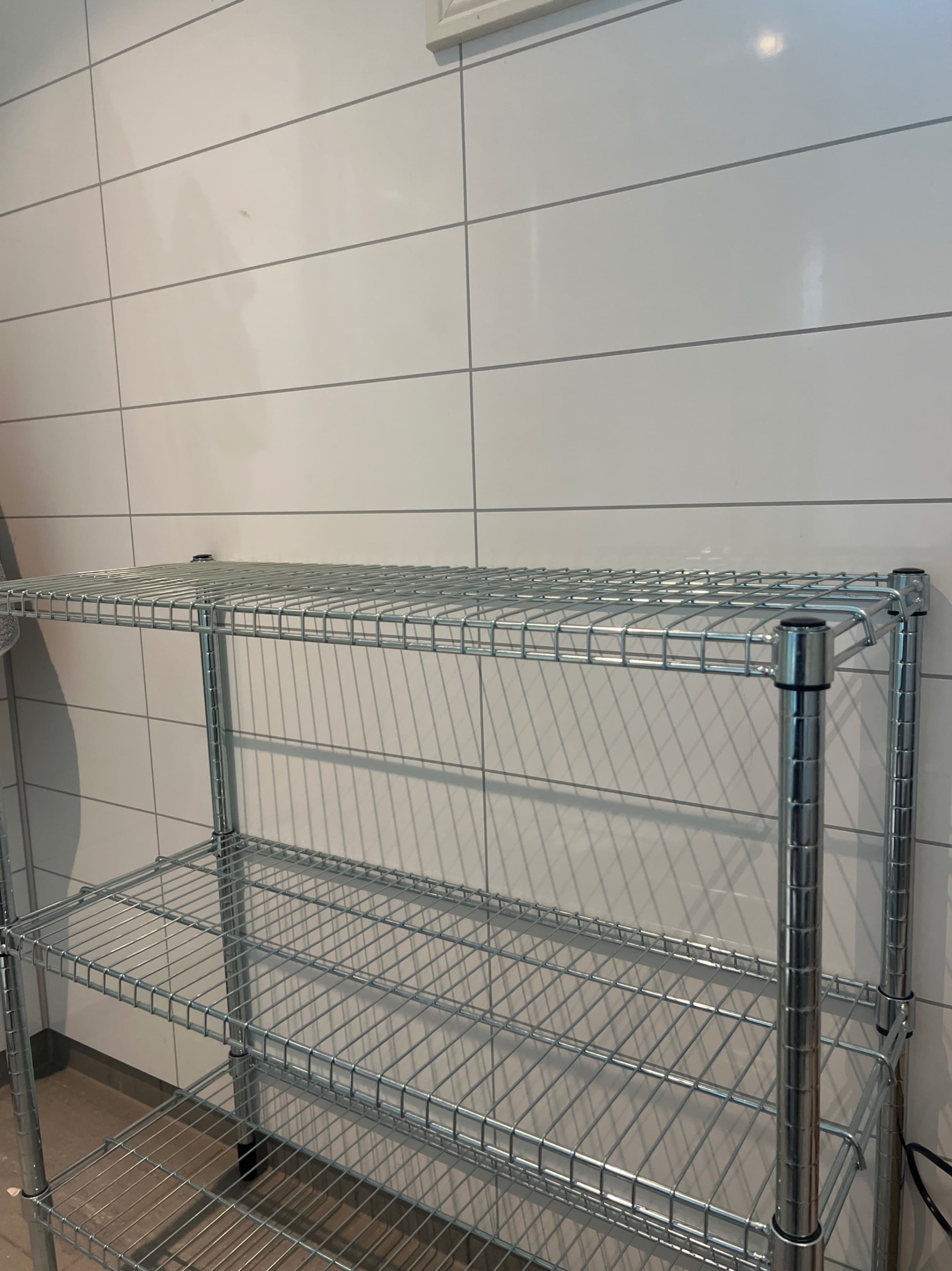 OMAR shelving unit, galvanised, 92x36x94 cm