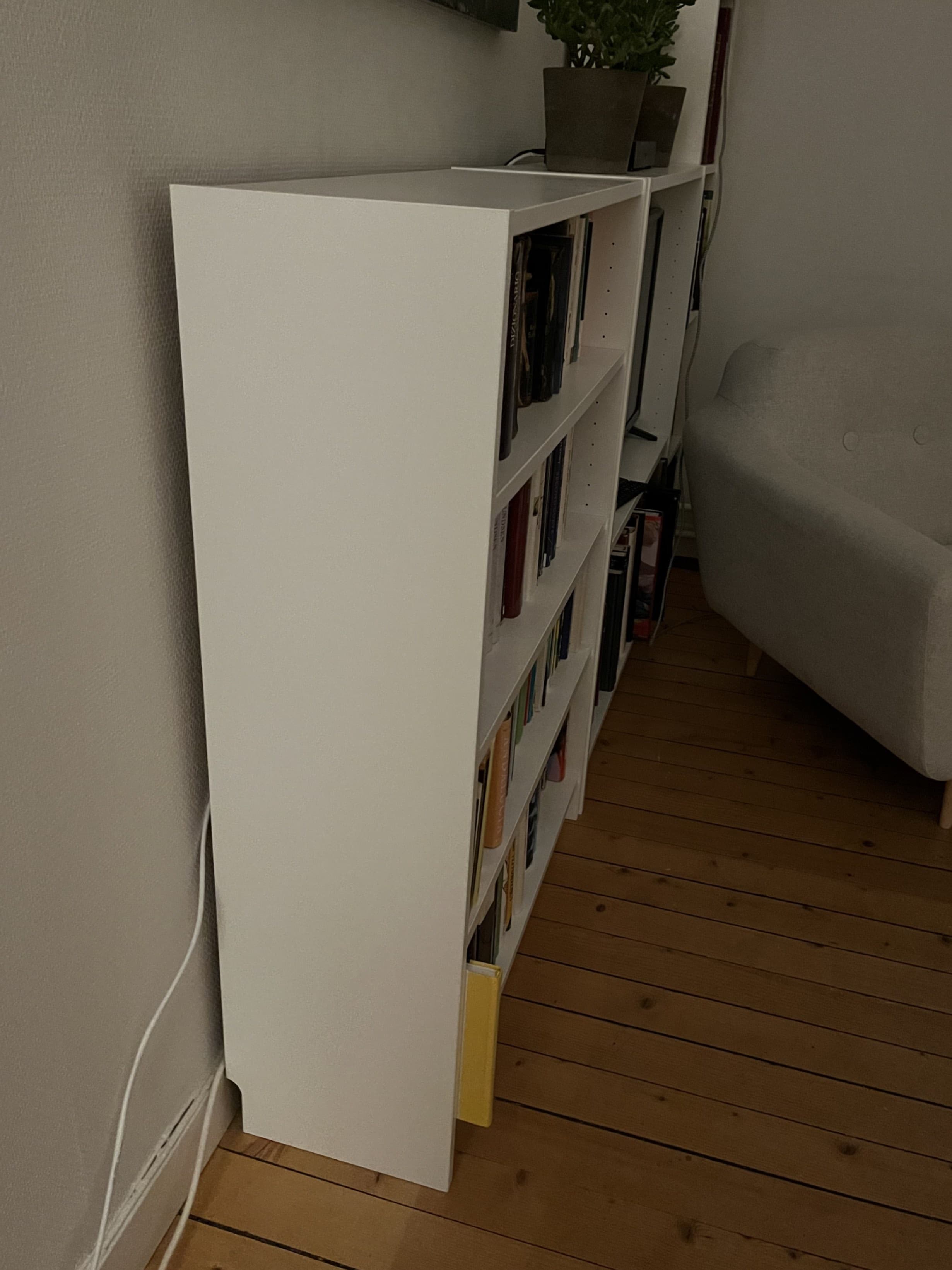 BILLY bookcase, white, 80x28x106 cm
