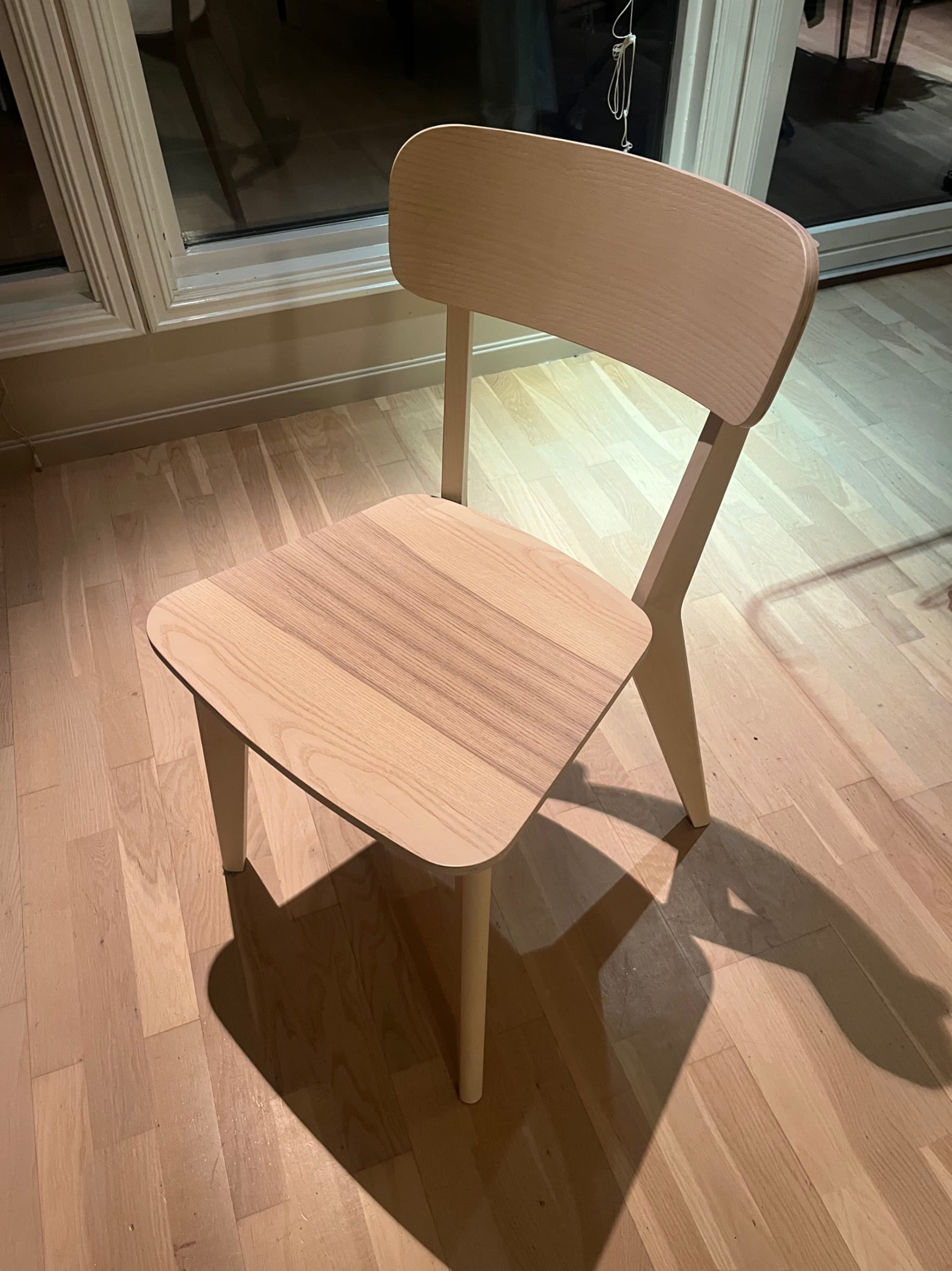 LISABO / LISABO table and 2 chairs, ash veneer/ash veneer, 88 cm