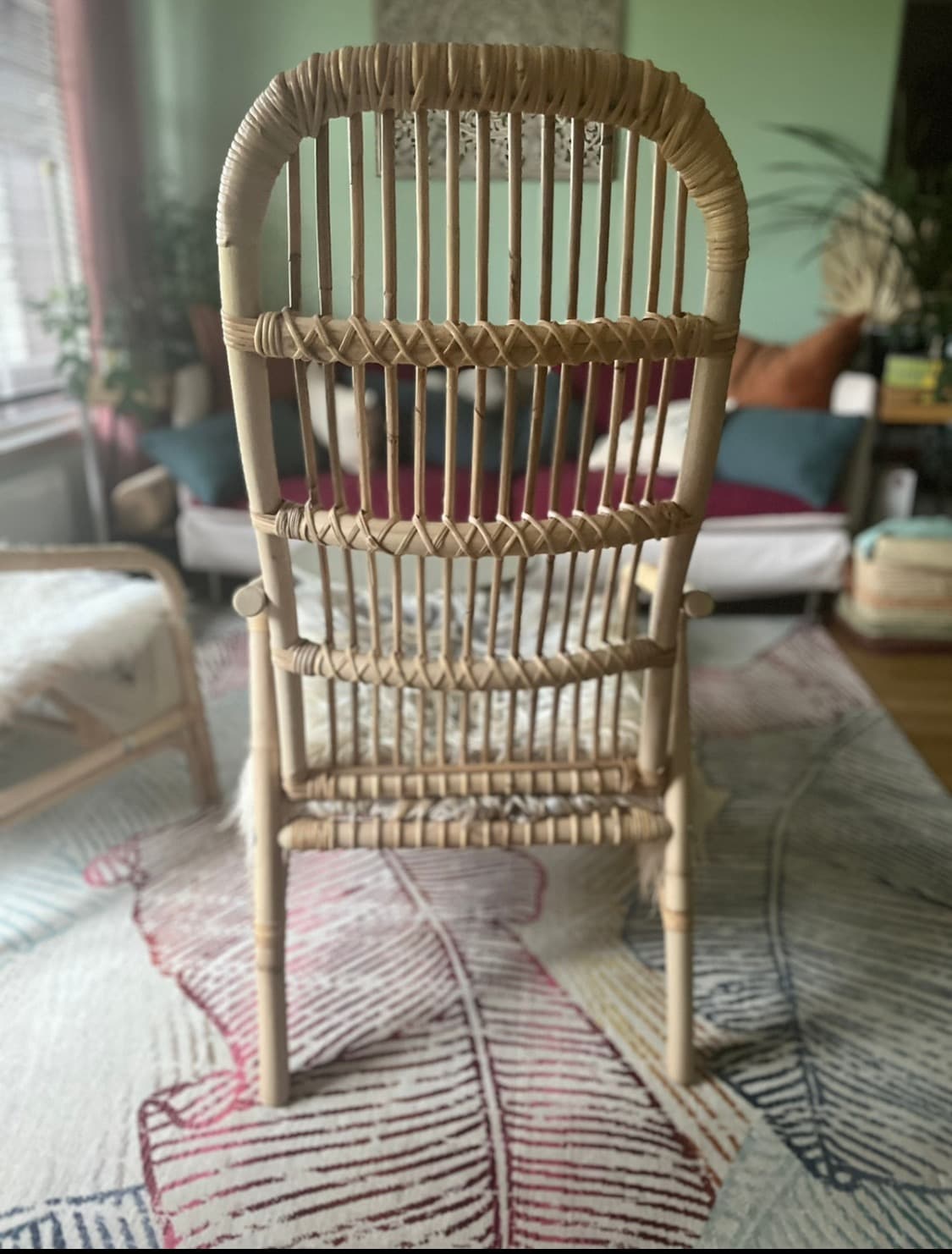 SALNÖ armchair, rattan