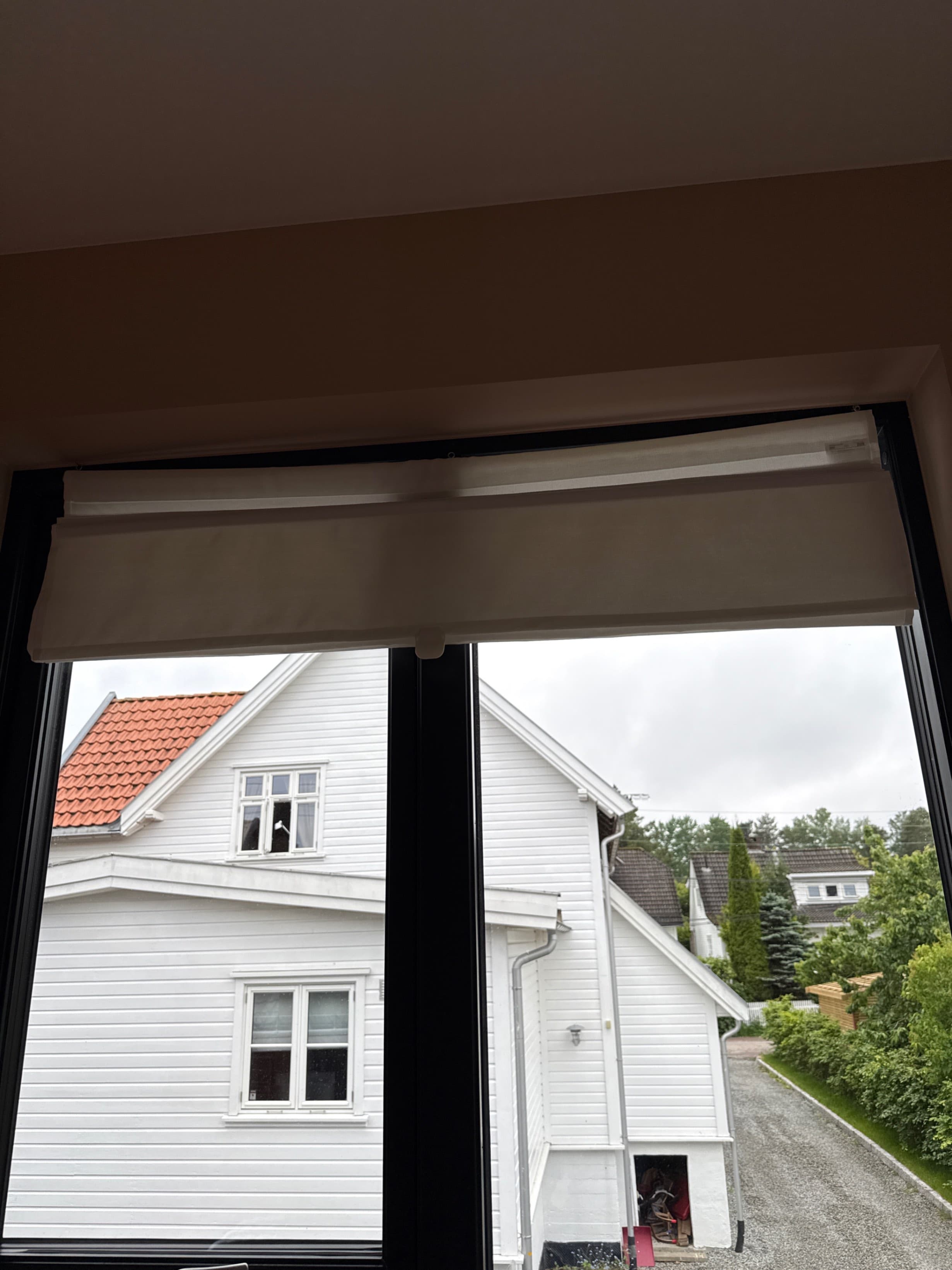 RINGBLOMMA Liftgardin, hvit, 120x160 cm