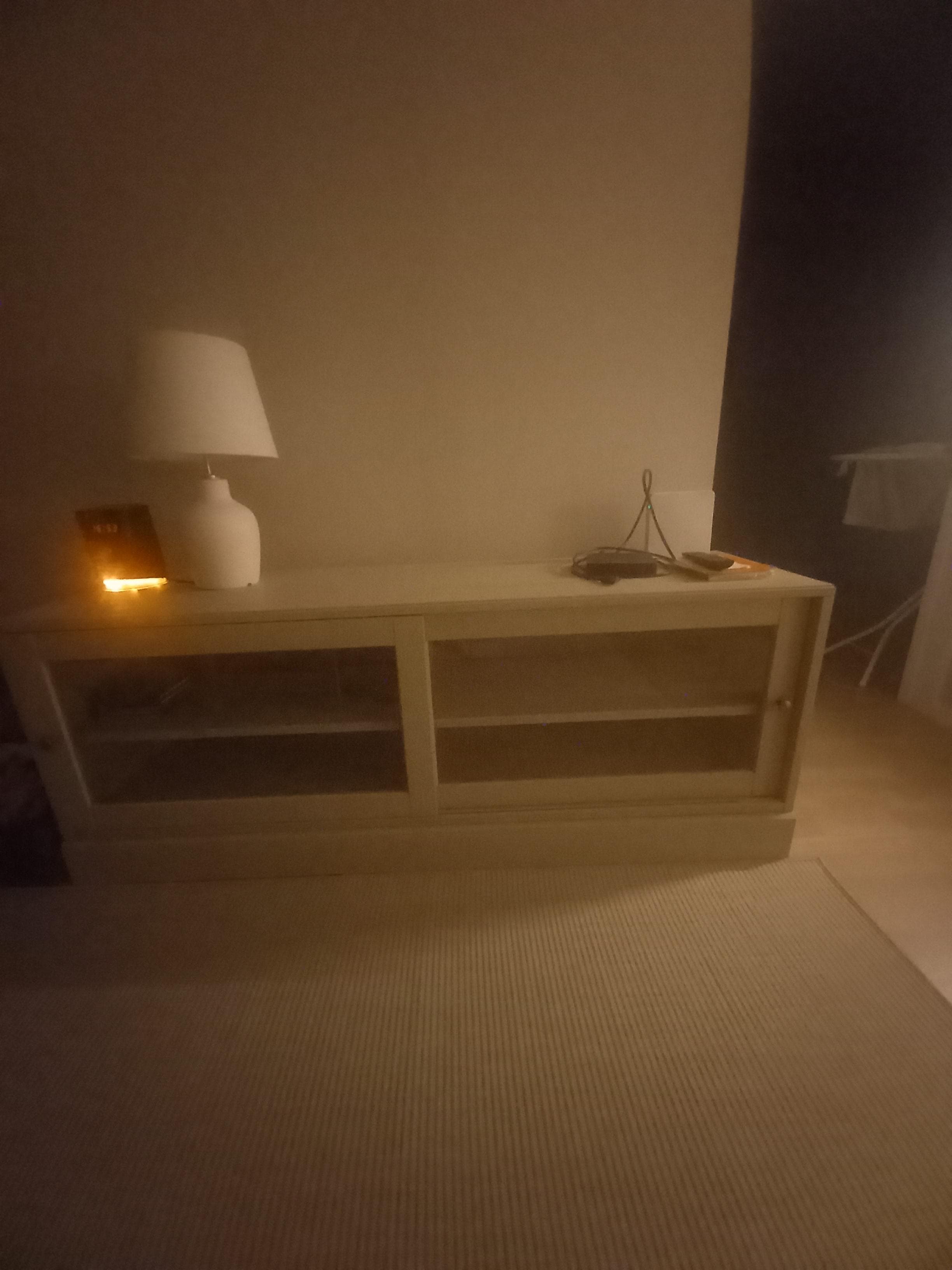 HAVSTA TV bench with plinth, white, 160x47x62 cm