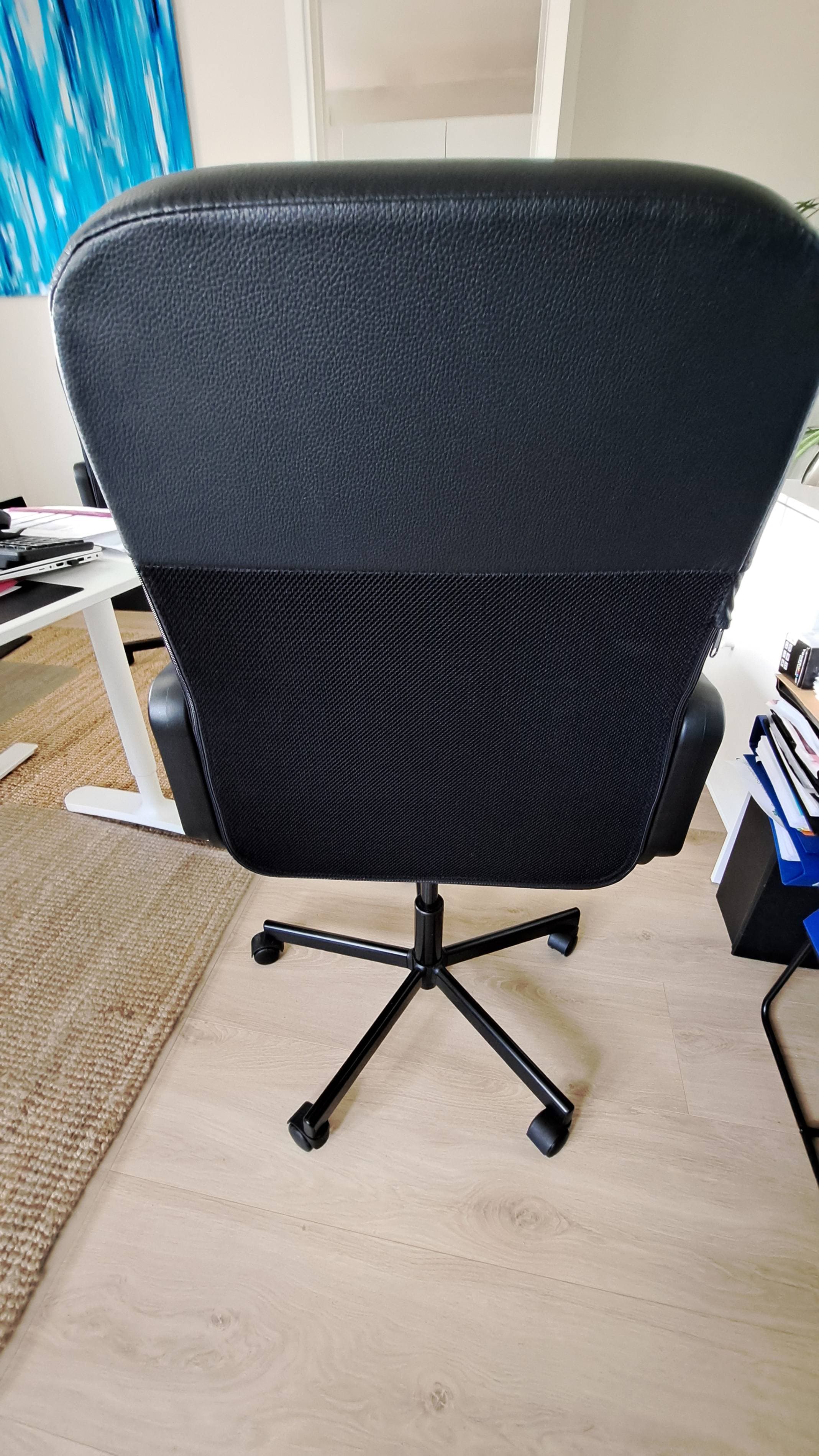RENBERGET swivel chair, Bomstad black