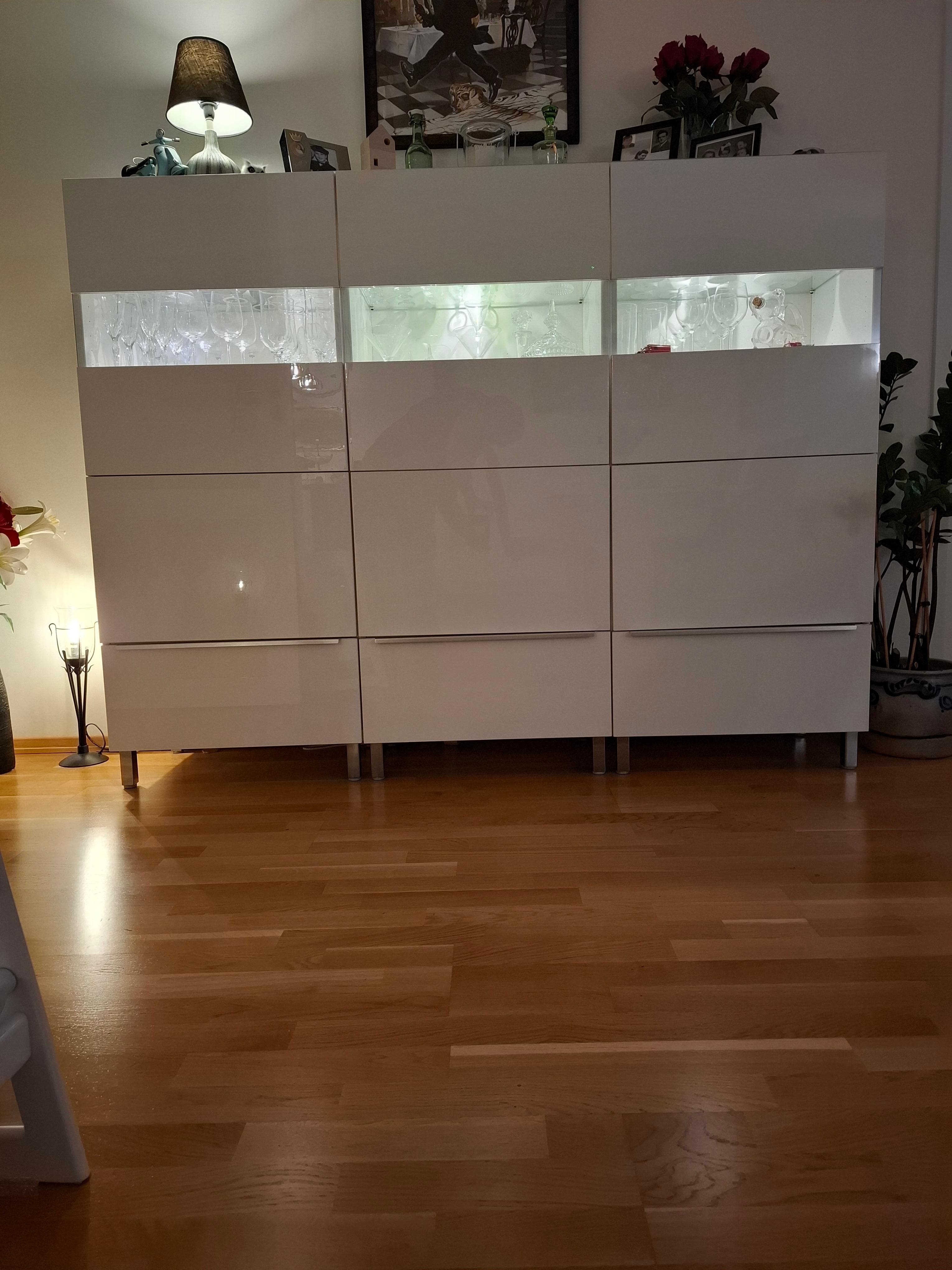 SELSVIKEN door, high-gloss white, 60x64 cm