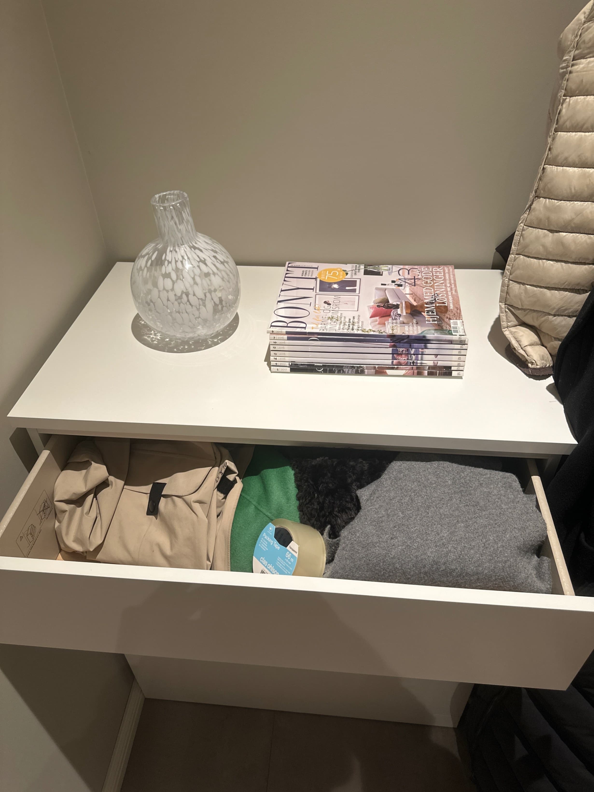 MALM chest of 4 drawers, white, 80x100 cm