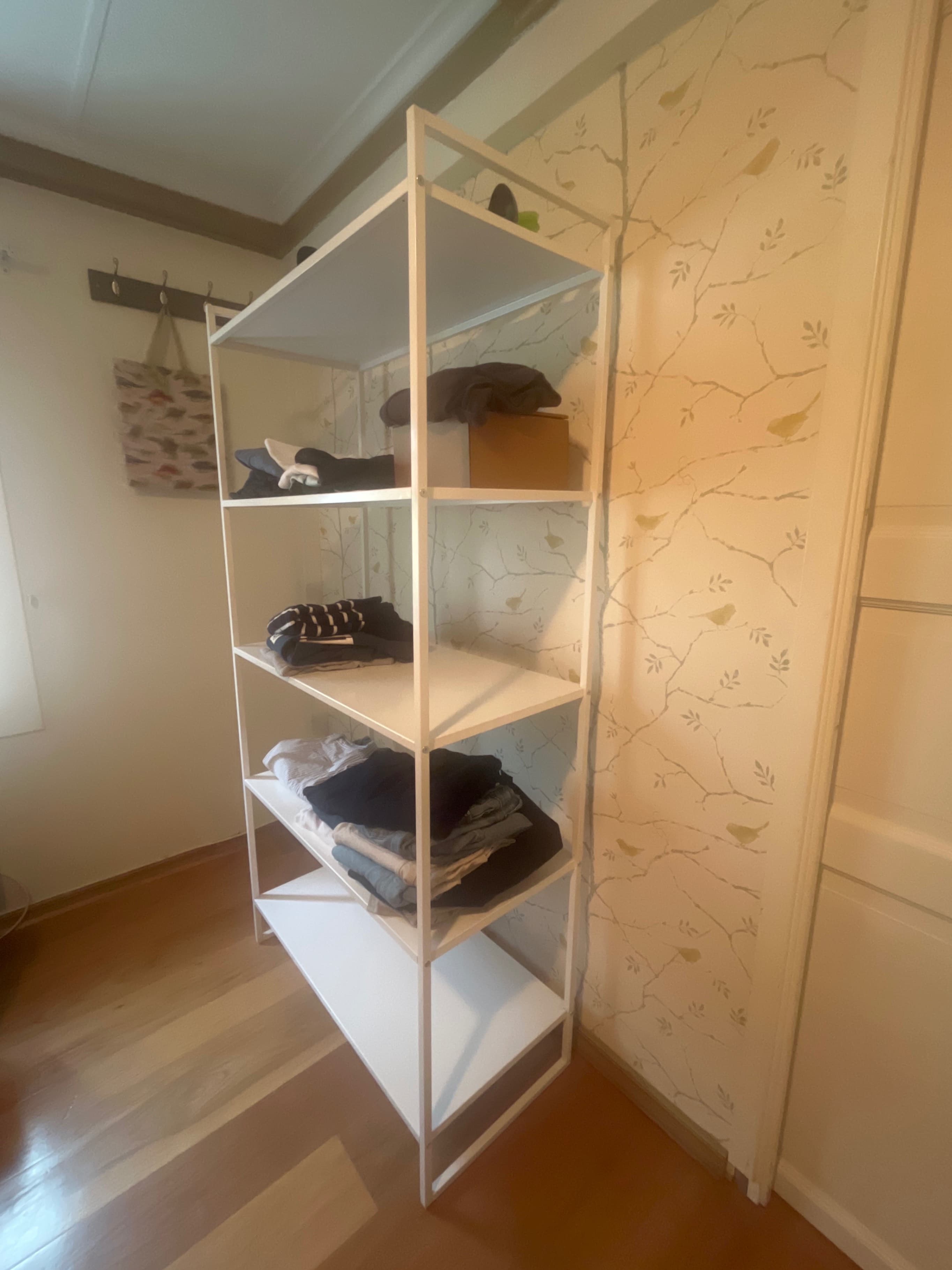 JONAXEL shelving unit, white, 80x38x160 cm