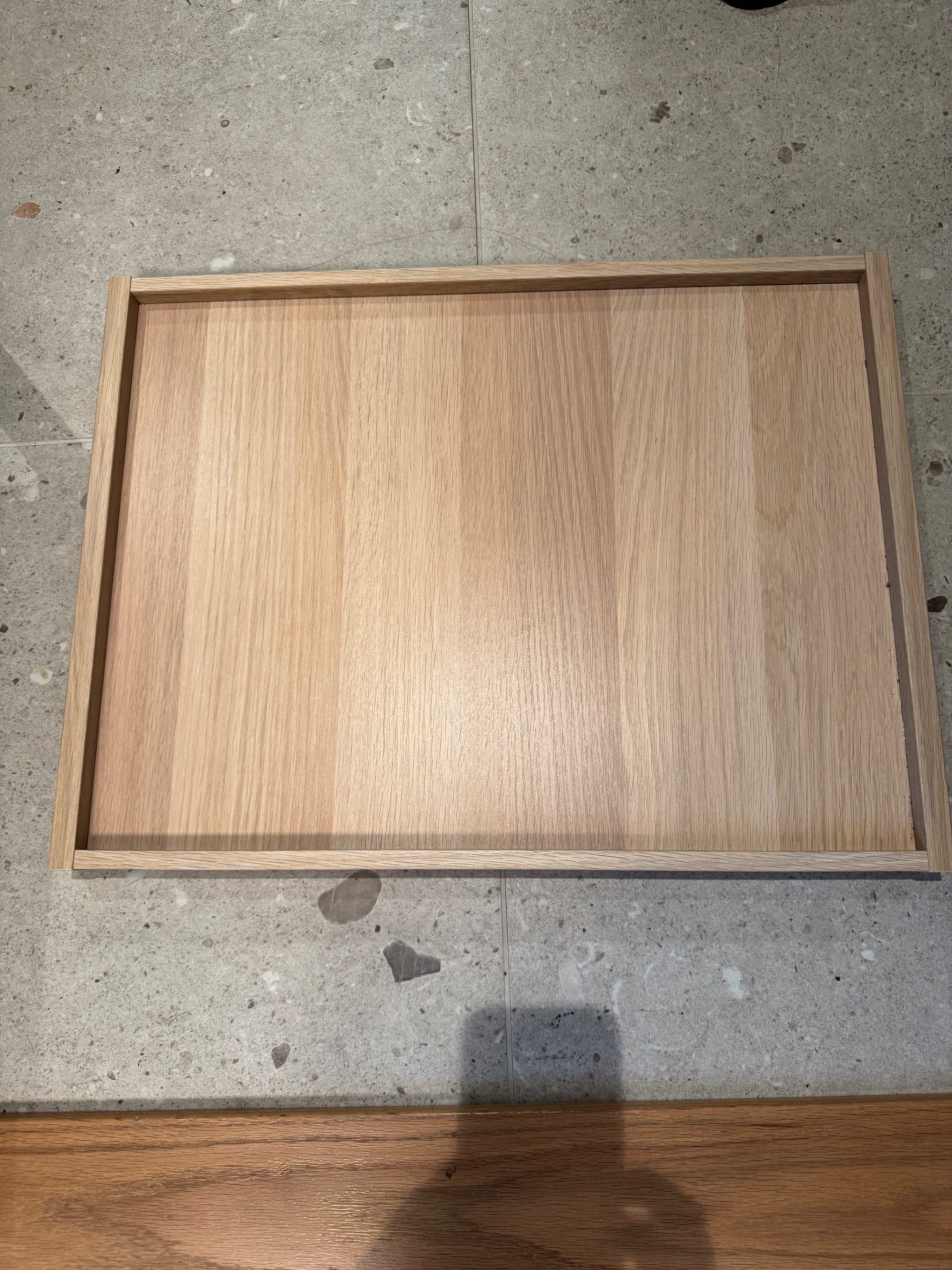 KOMPLEMENT pull-out tray, white stained oak effect, 50x58 cm