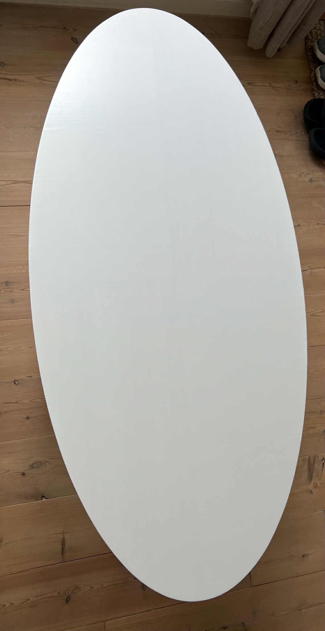 VEJMON coffee table, white, 140x66 cm