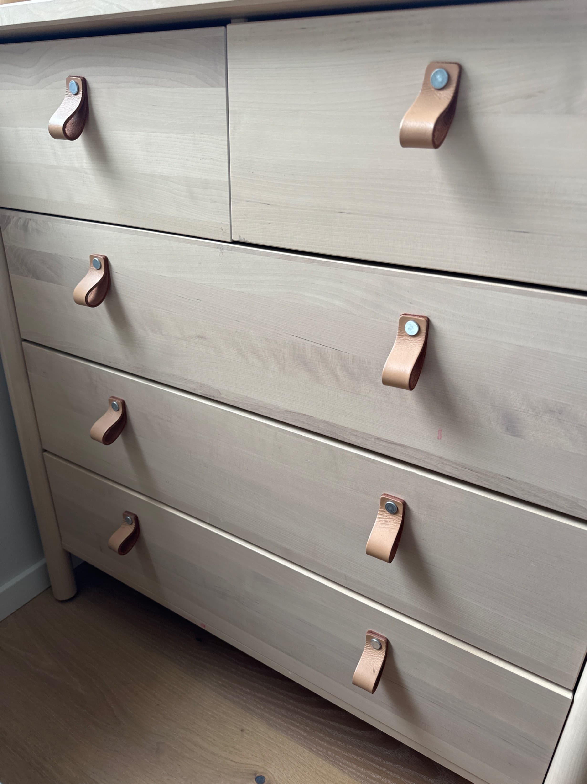 BJÖRKSNÄS chest of 5 drawers, birch, 90x47x90 cm