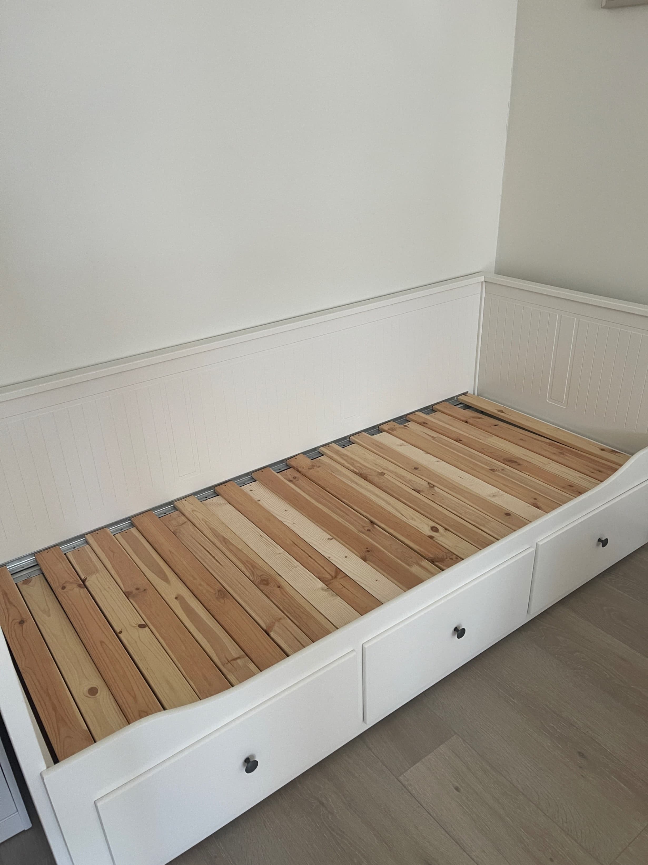HEMNES Dagseng 3 skuffer, hvit, 80x200 cm