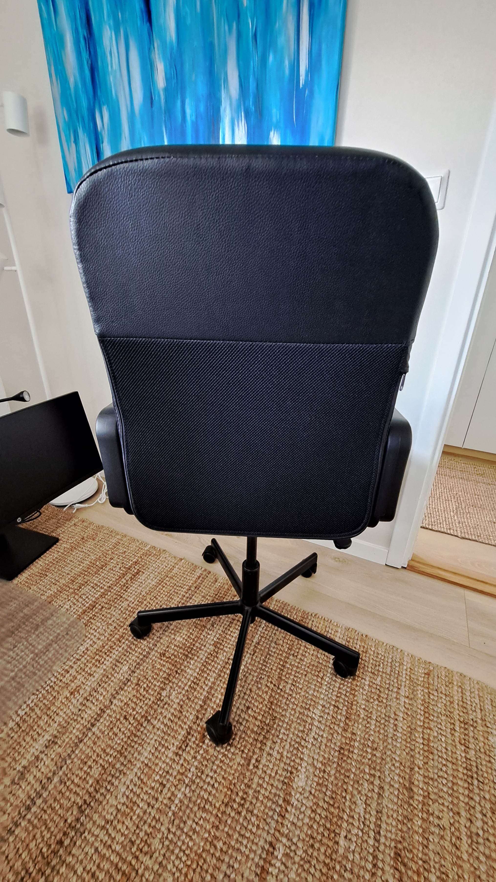 RENBERGET swivel chair, Bomstad black