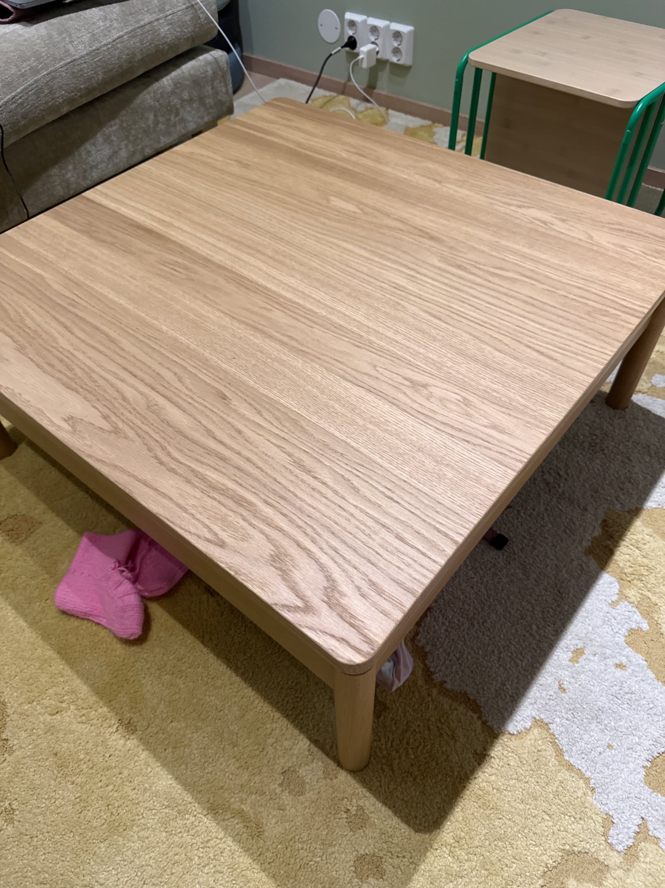 TONSTAD bord, eikefiner, 84x82 cm