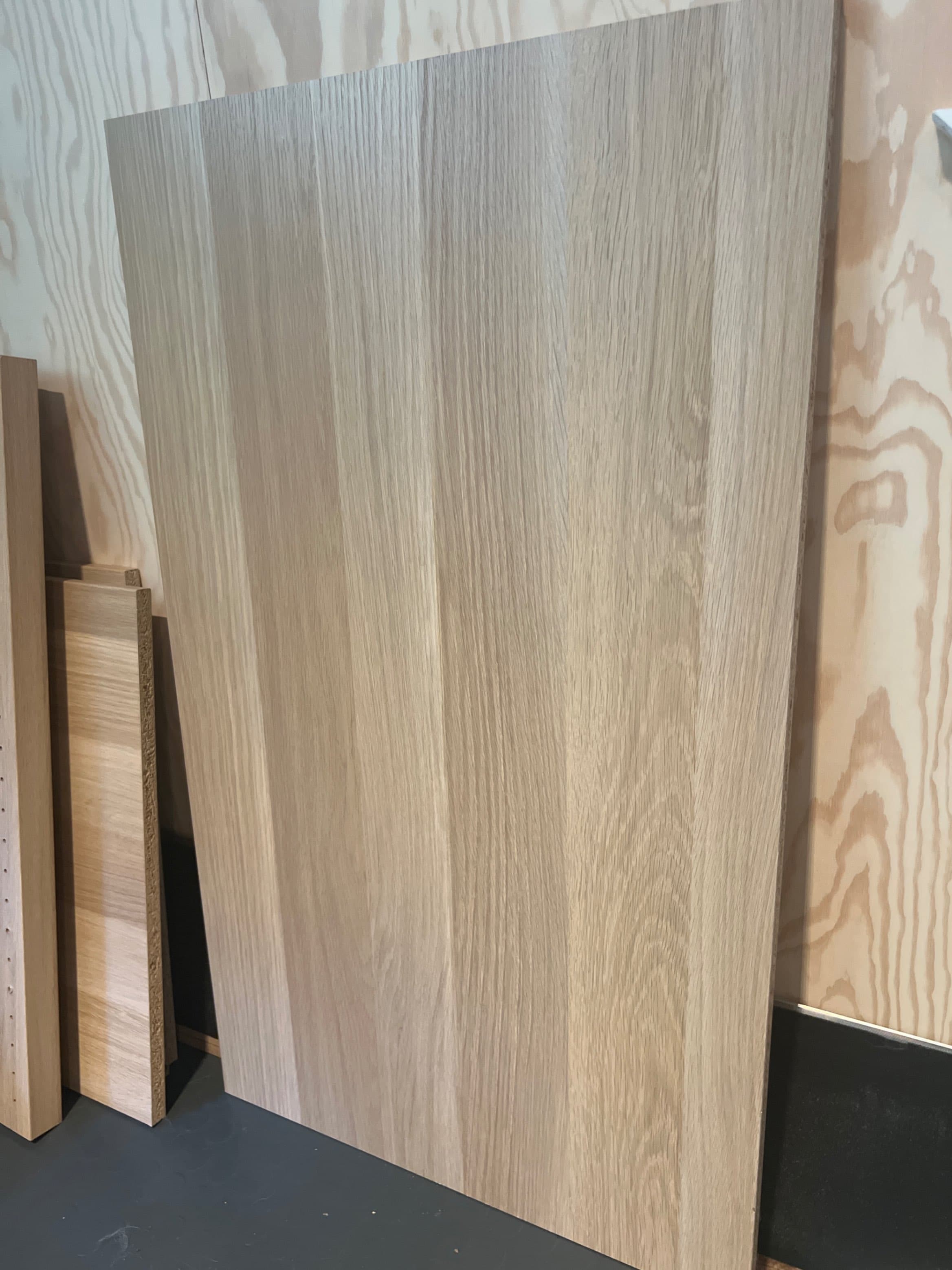 KOMPLEMENT divider for frames, white stained oak effect, 100x58 cm