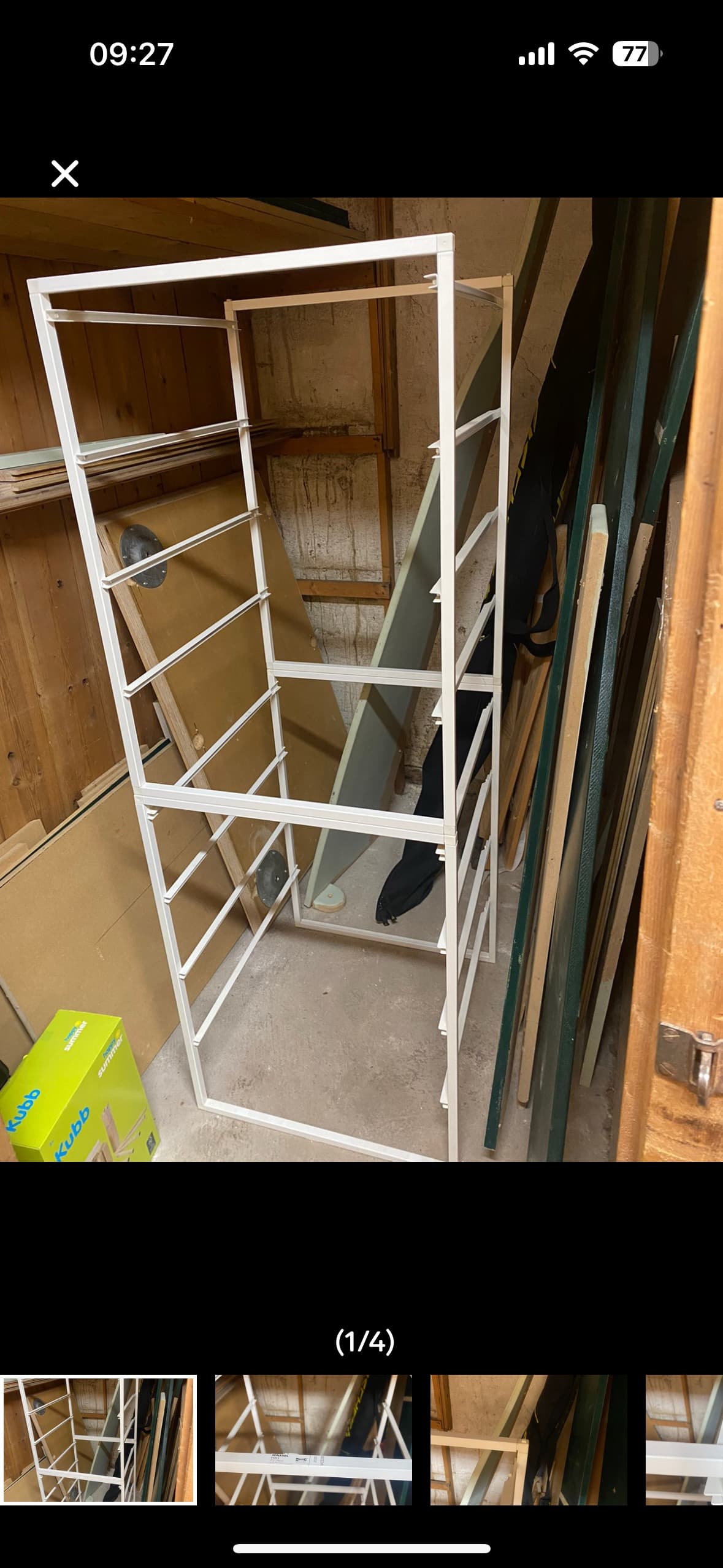 JONAXEL frame, white, 50x51x70 cm