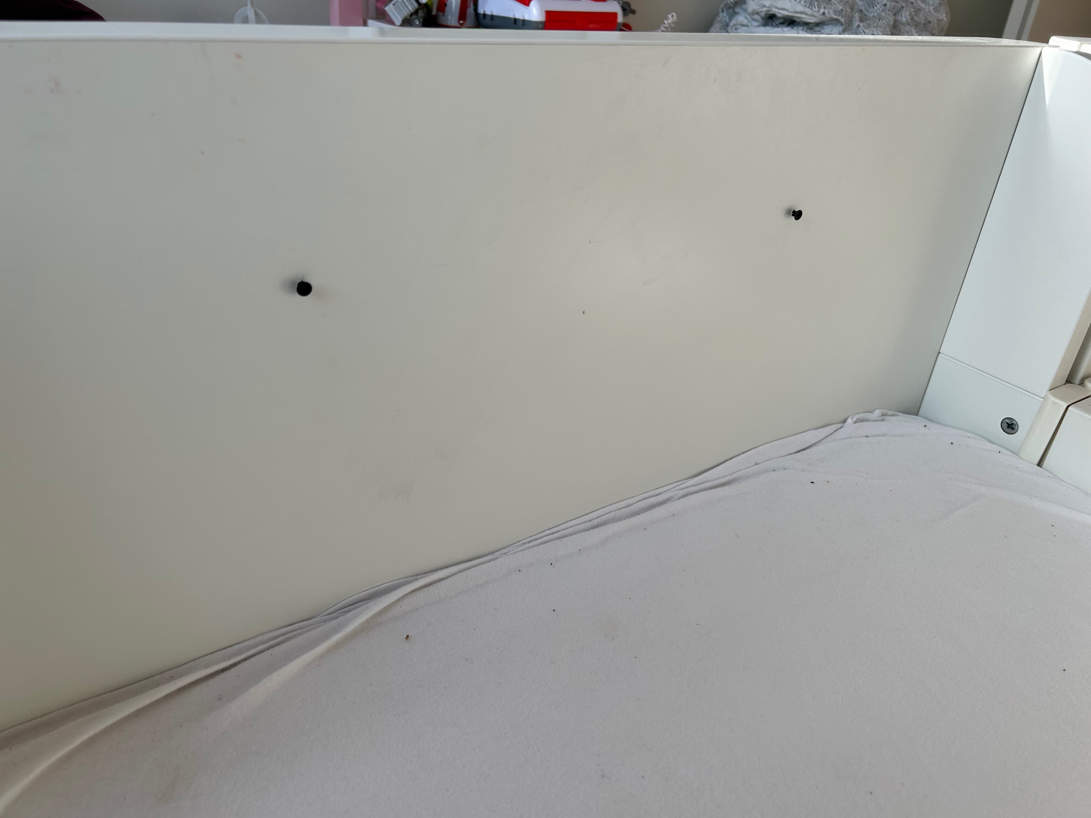 BUSUNGE extendable bed, white, 80x200 cm