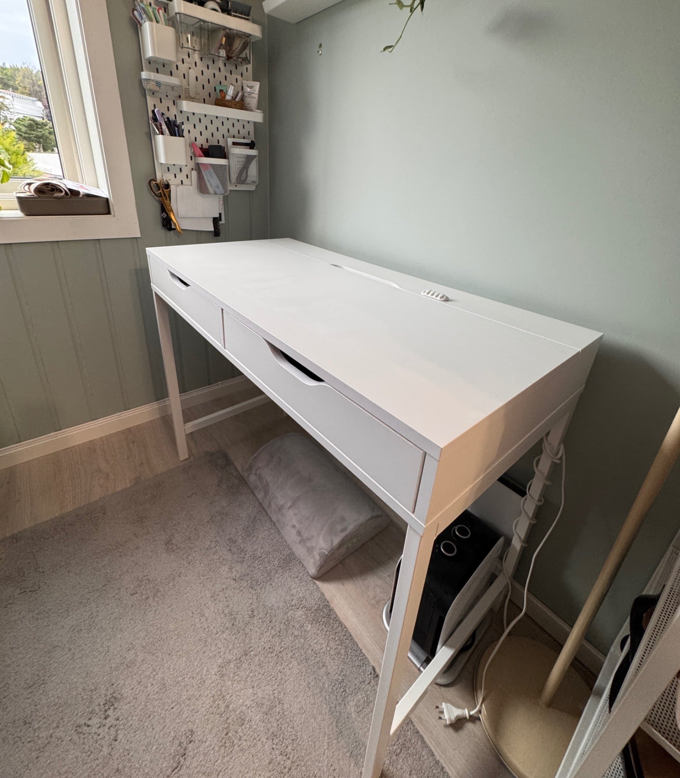 ALEX desk, white, 100x48 cm