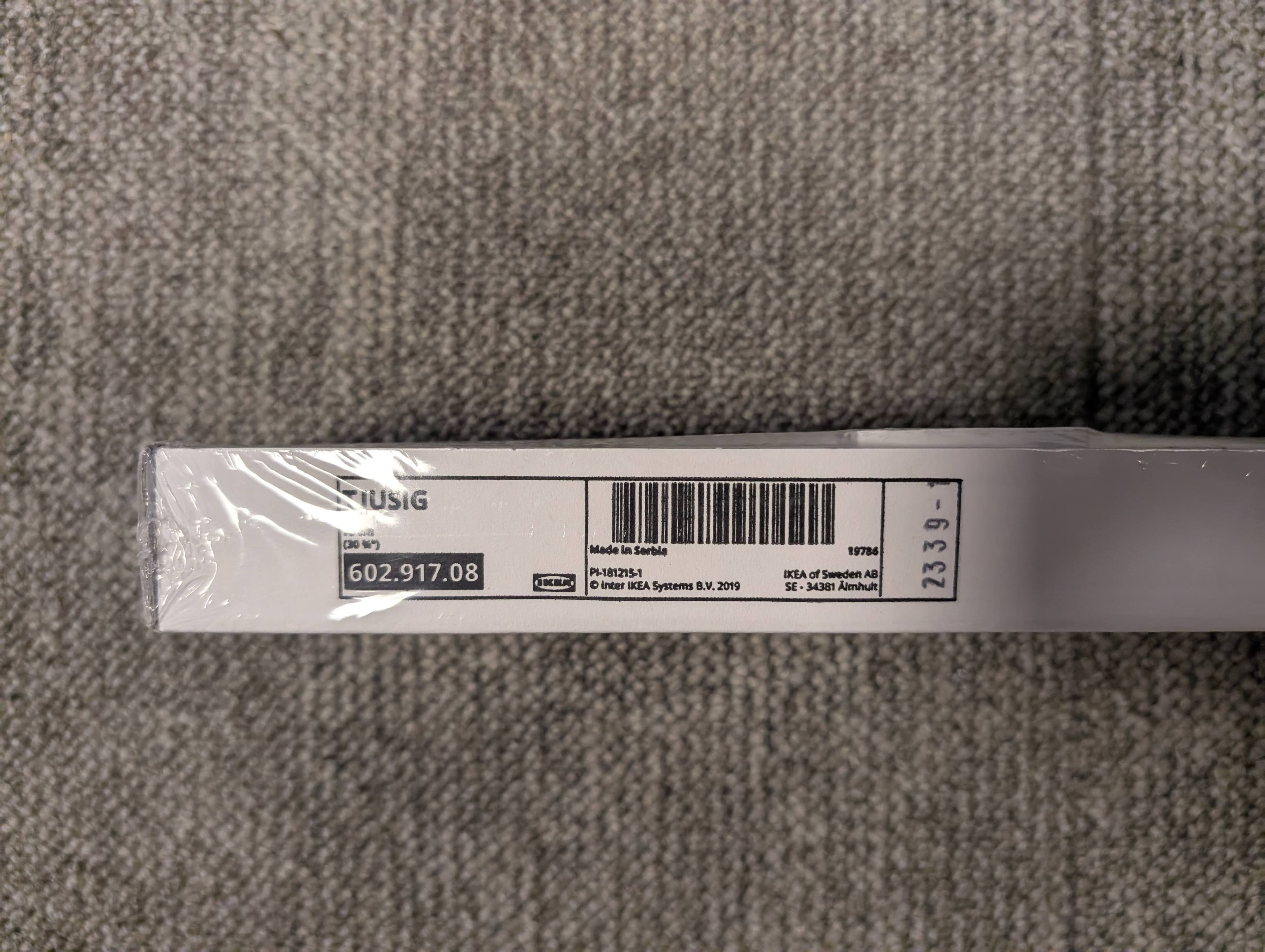 TJUSIG hanger, white, 78 cm