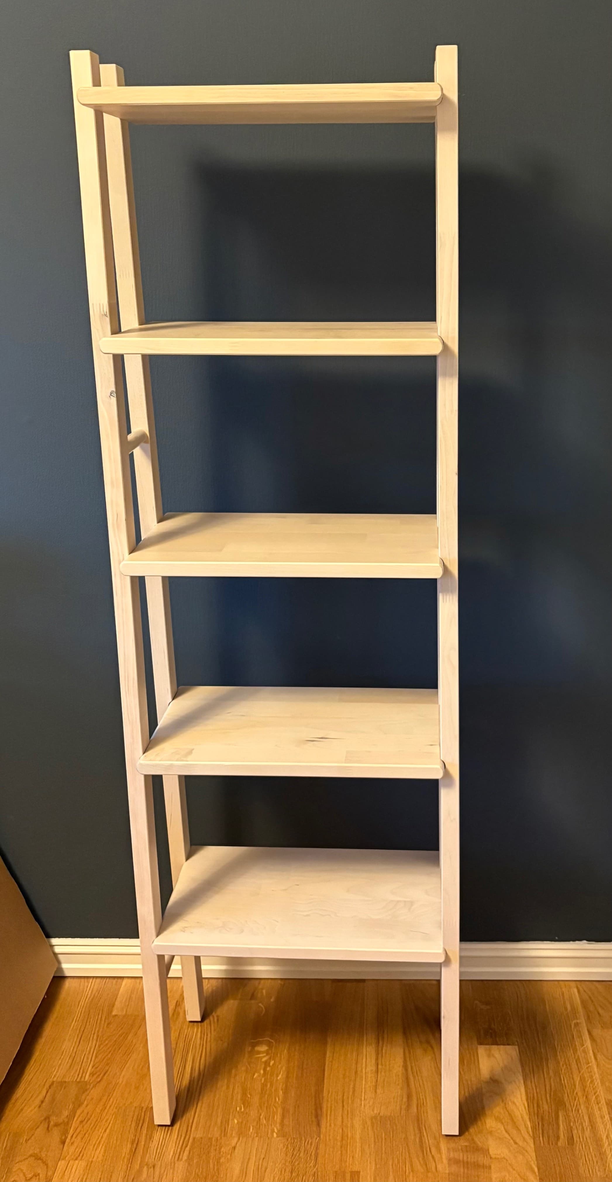 VILTO shelving unit, birch, 46x150 cm