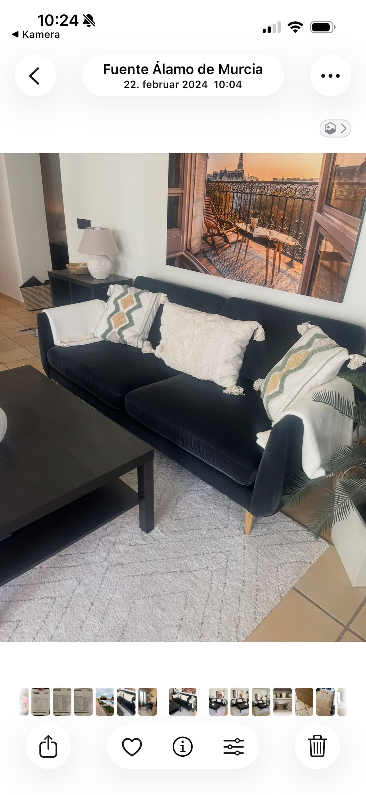SMEDSTORP 3-seat sofa, Djuparp/dark grey oak