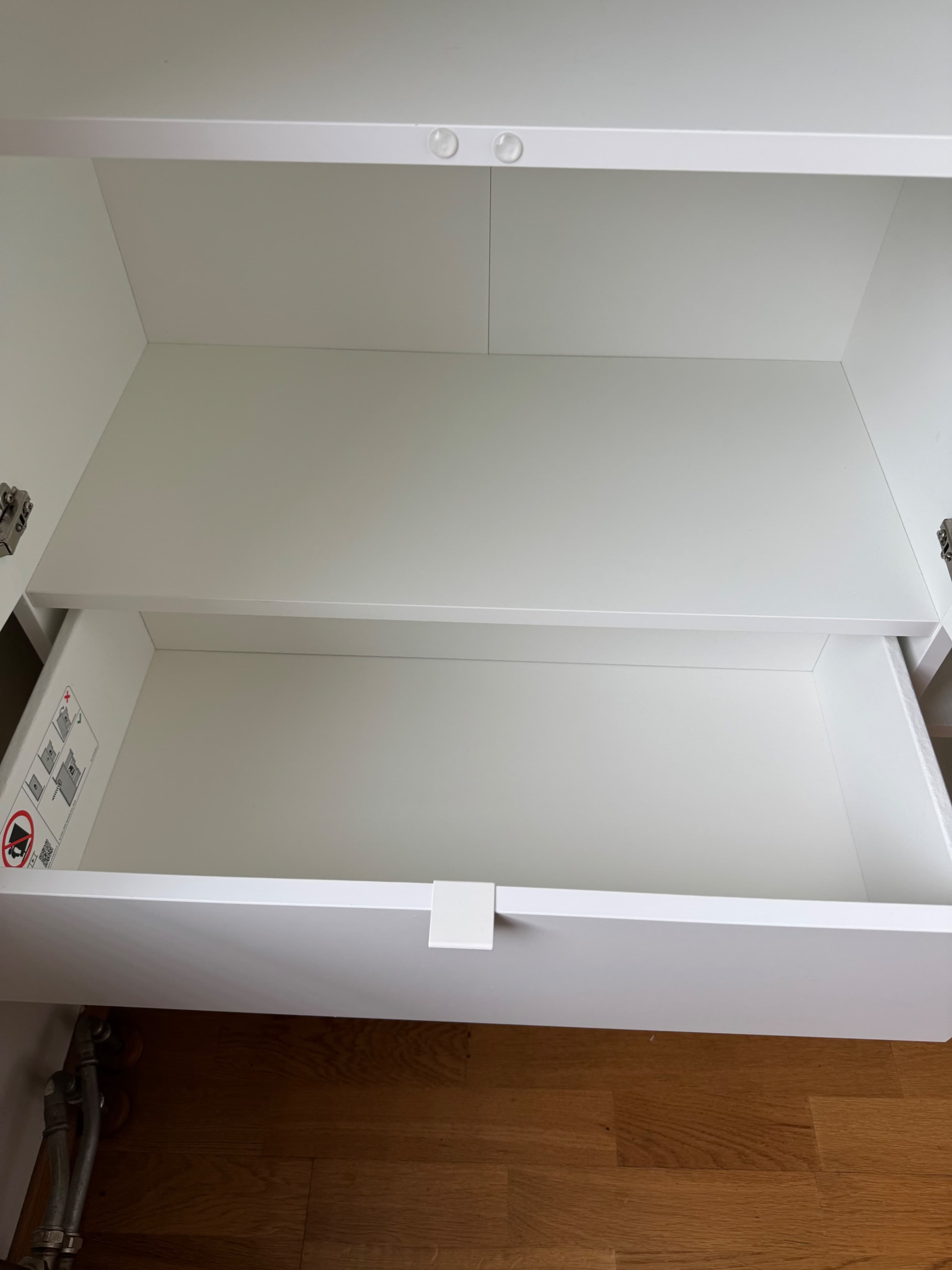 VIHALS storage unit, white, 105x37x140 cm