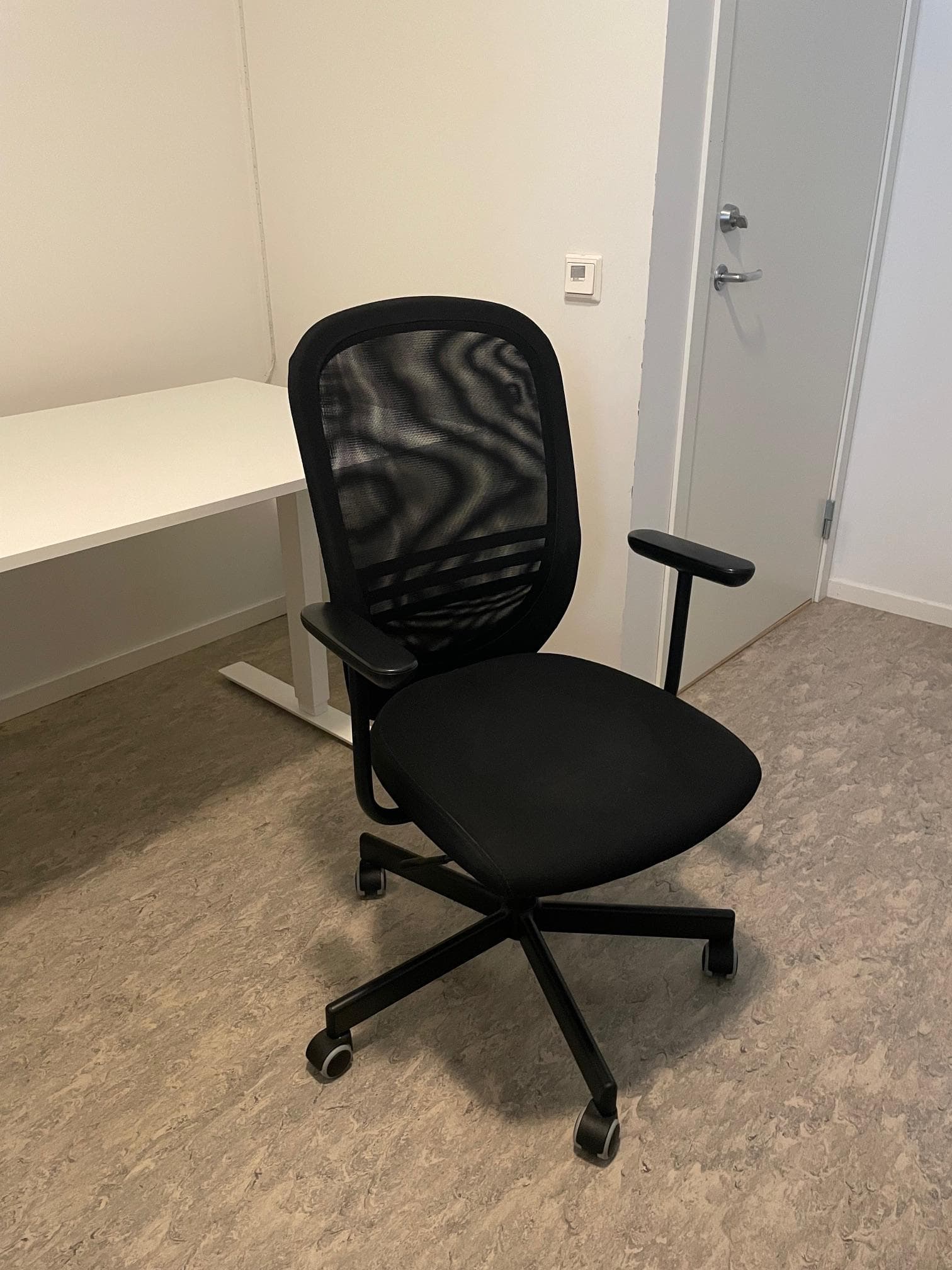 FLINTAN office chair, black