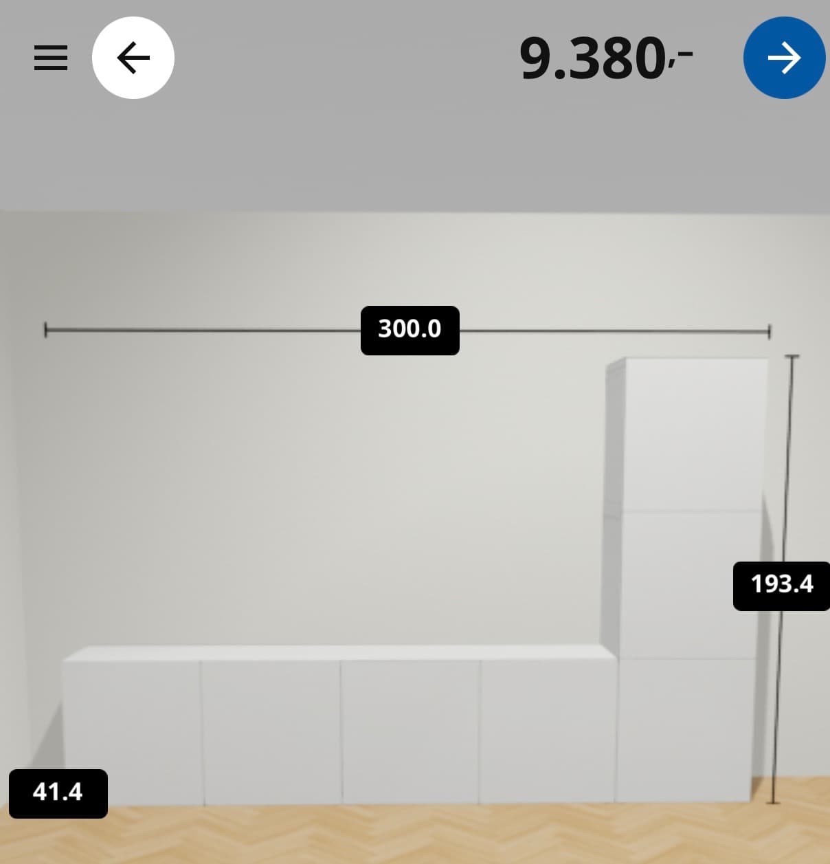 LAXVIKEN door, white, 60x64 cm