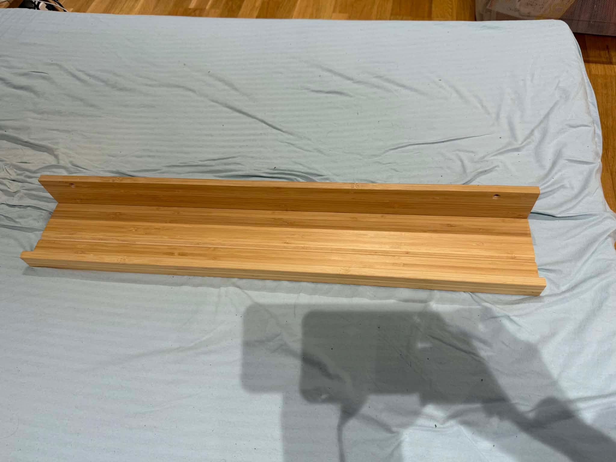 MOSSLANDA picture ledge, birch effect, 55 cm