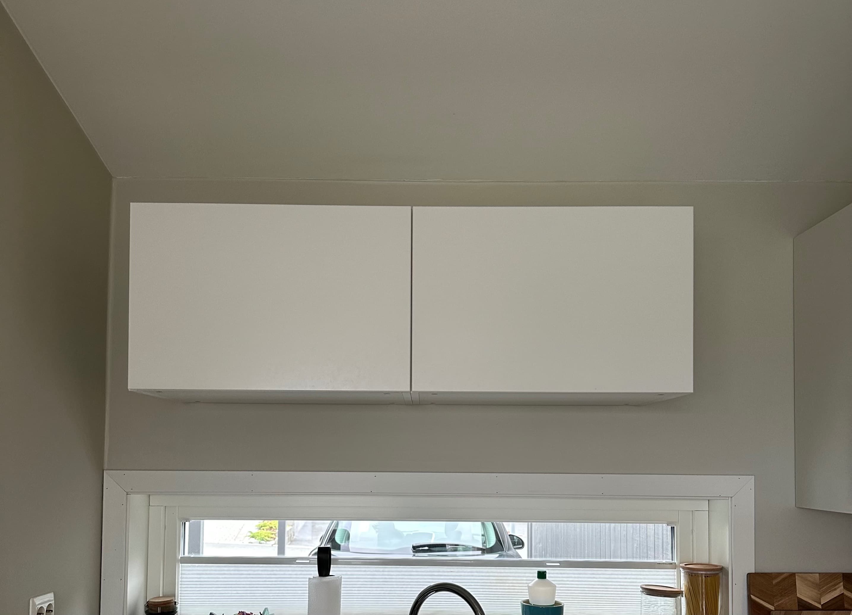 METOD wall cabinet horizontal, white/Veddinge white, 60x40 cm