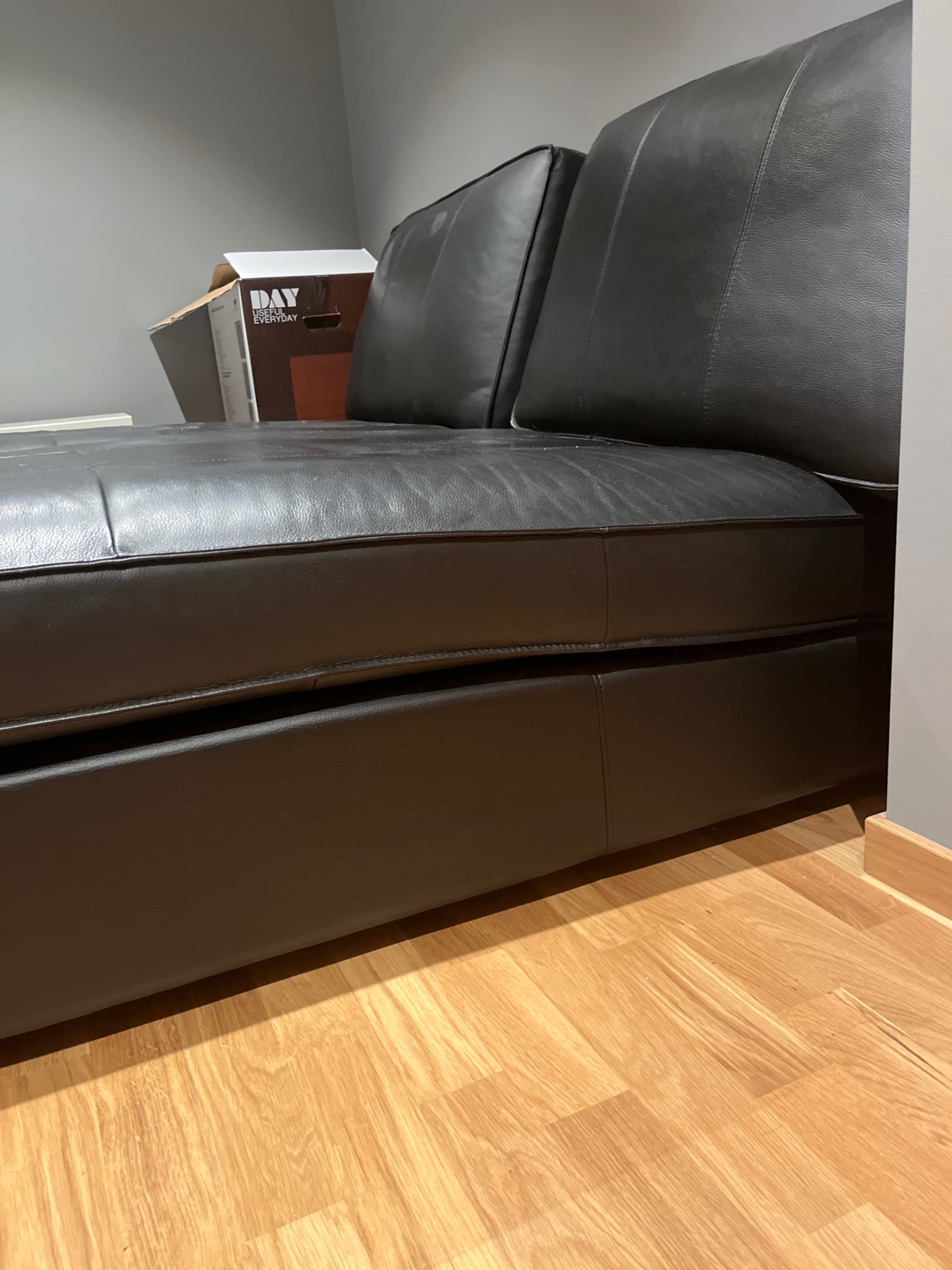 KIVIK chaise longue, Grann/Bomstad black